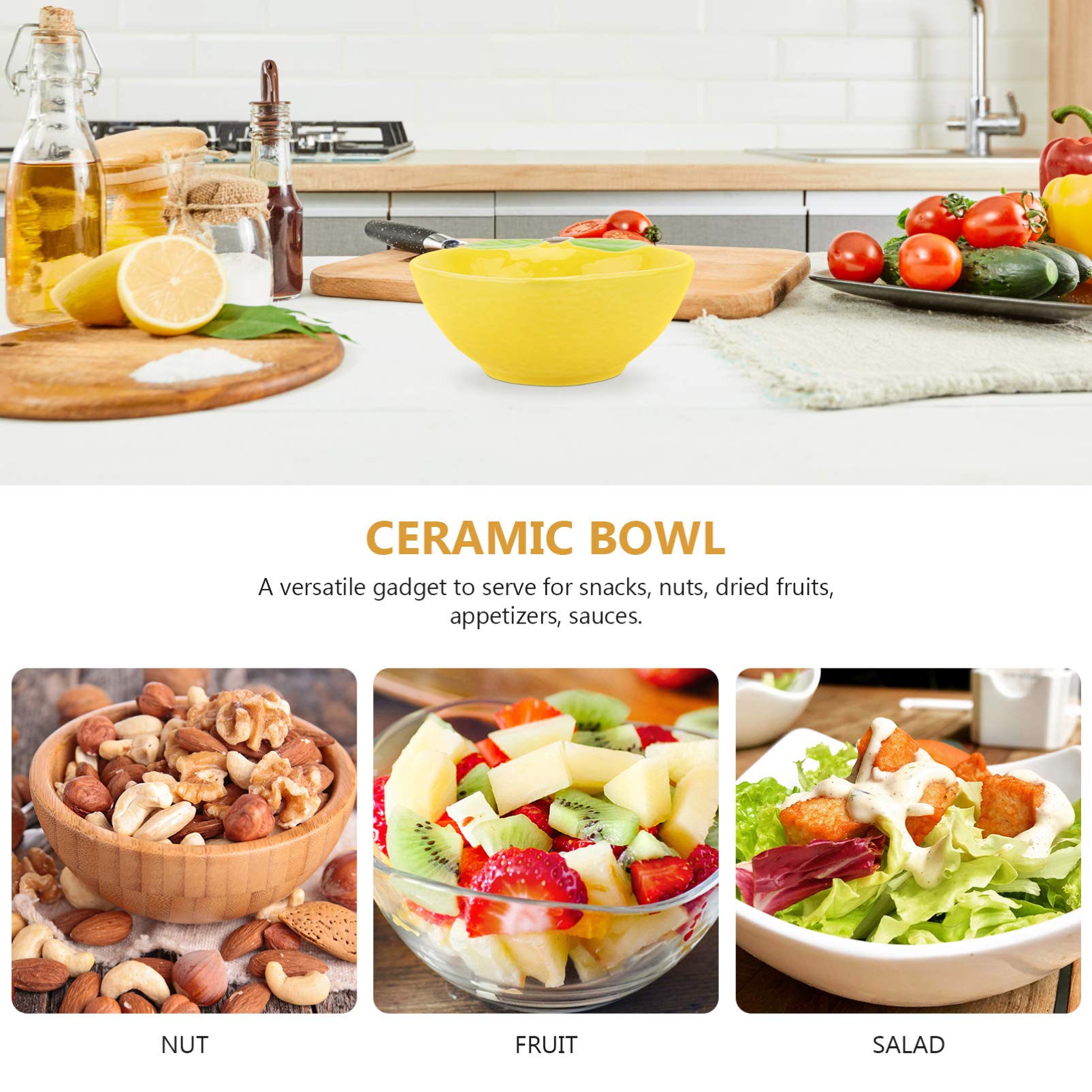 Ceramic Dessert Plates - Elegant Snack & Fruit Salad Serving Bowls for Pastries, Cakes, and Table Decor | Perfect for Parties, Afternoon Tea, and Home Dining Decorations