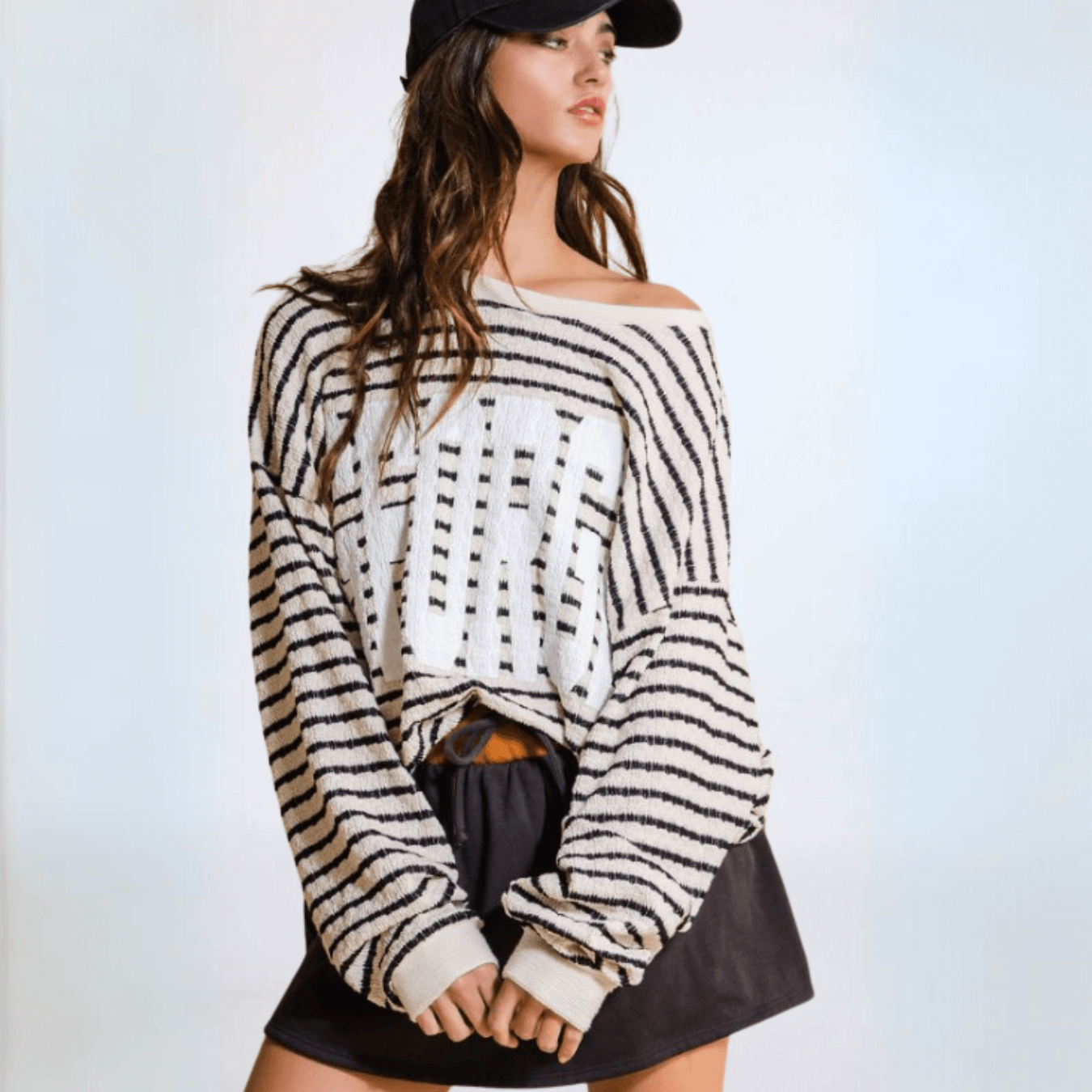 Graphic GEORGIA Oversized Sweatshirt - Made in USA | Soft Cotton Pullover Hoodie for Women & Men | Perfect for Casual Wear, Lounge & Street Style