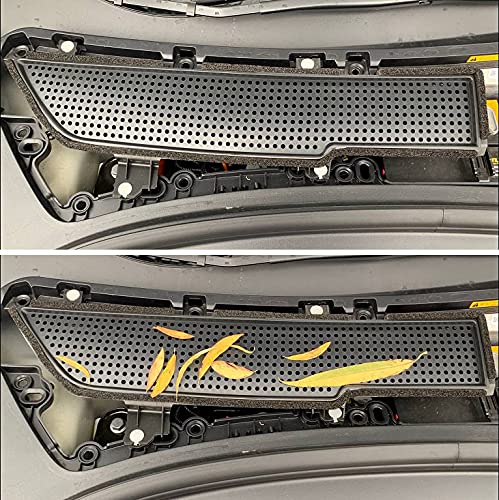 KEYOOG ABS Plastic Air Intake Grille Cover for Tesla Model 3 (2017-2020) - Vent Protection Mesh Guard Against Leaves, Insects & Debris | Durable Inlet Cover for Enhanced Airflow & Engine Protection