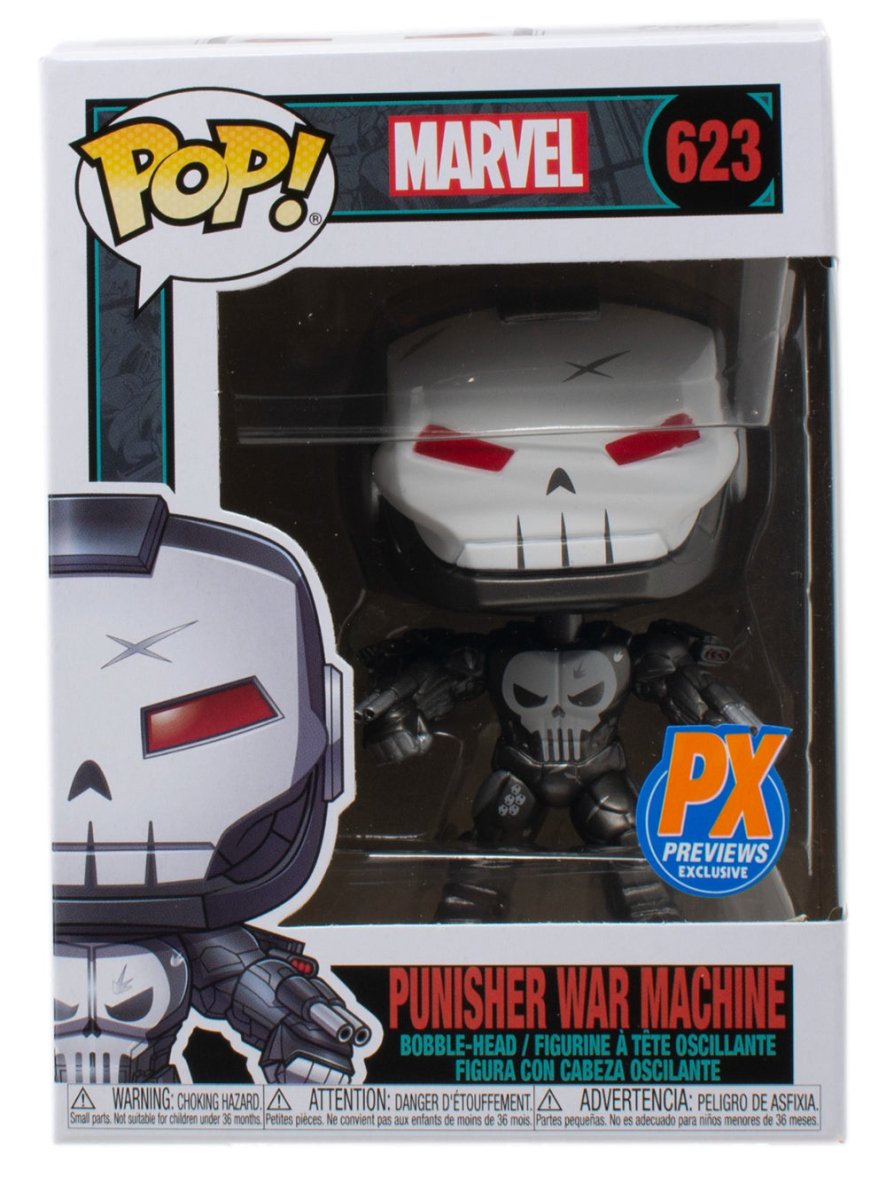 Marvel Punisher War Machine Funko Pop! Vinyl Figure #623 - Collectible Action Figure for Marvel Fans, Perfect for Display & Gifts
