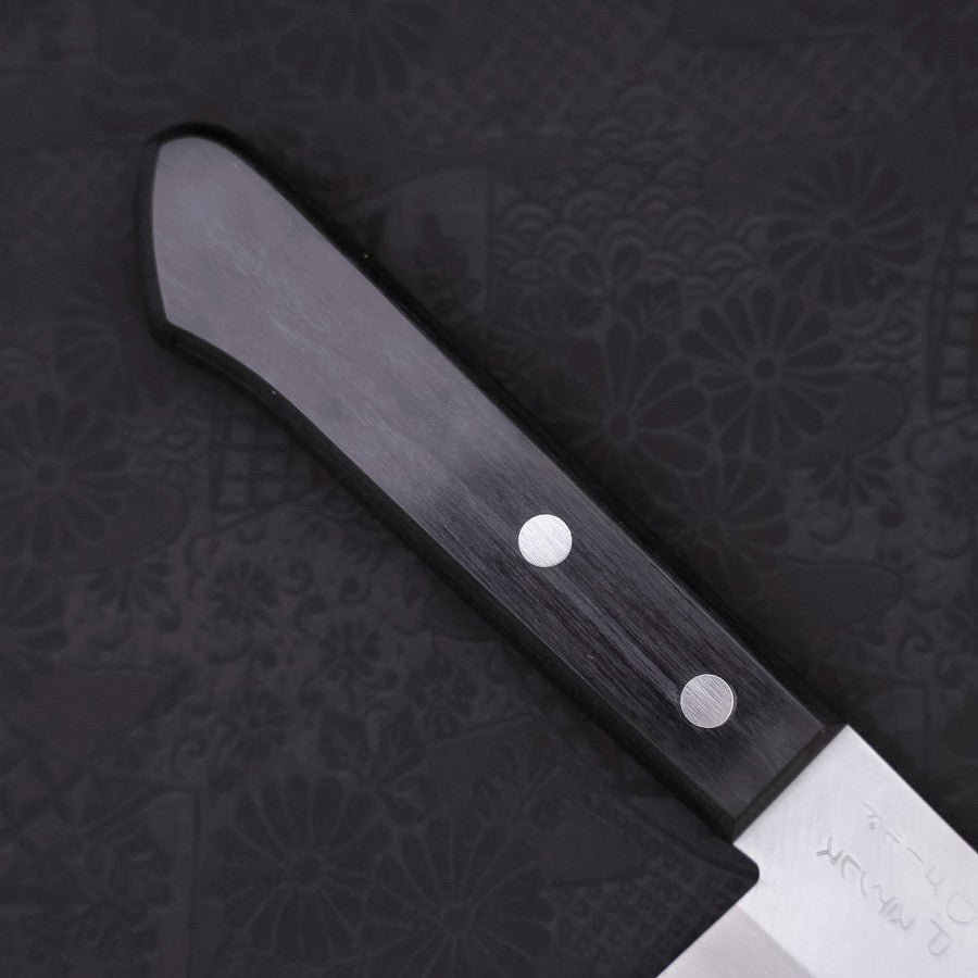Premium Santoku Knife 165mm - VG-1 Stainless Steel Blade with Polished Finish & Ergonomic Black Handle - Perfect for Slicing, Dicing, and Chopping Vegetables, Meat, and Fish