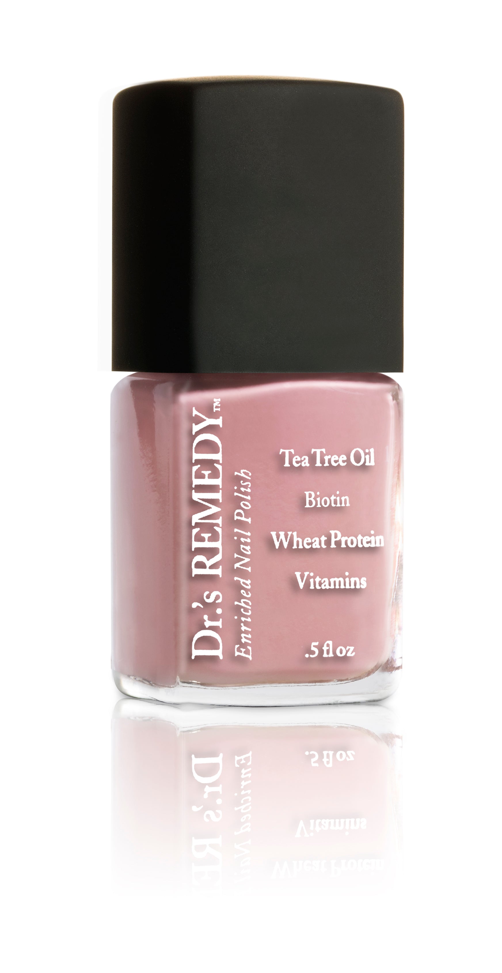 Dr.'s Remedy RESILIENT Rose Nail Polish - 0.5 fl oz (15ml) - Strengthening & Protective Formula - Perfect for Weak, Brittle Nails - Salon-Quality Treatment for Daily Use & Special Occasions