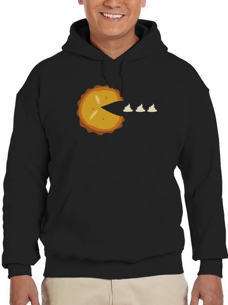 Pie Man Design Men's Hoodie - Stylish & Comfortable Pullover Sweatshirt for Casual Wear, Street Fashion & Everyday Outfits