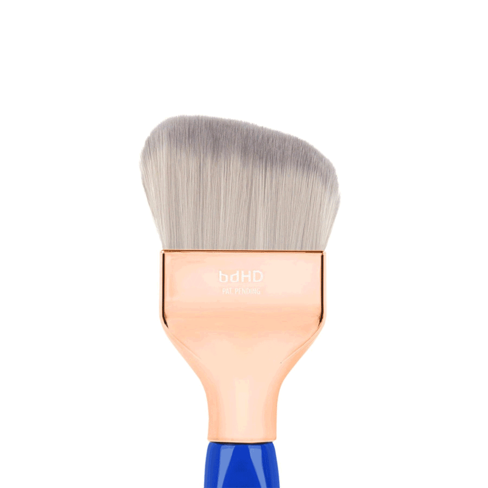 Bdellium Tools Golden Triangle Double Dome Blenders - Professional Makeup Brush Set for Eyeshadow & Blending - Perfect for Makeup Artists & Beauty Enthusiasts