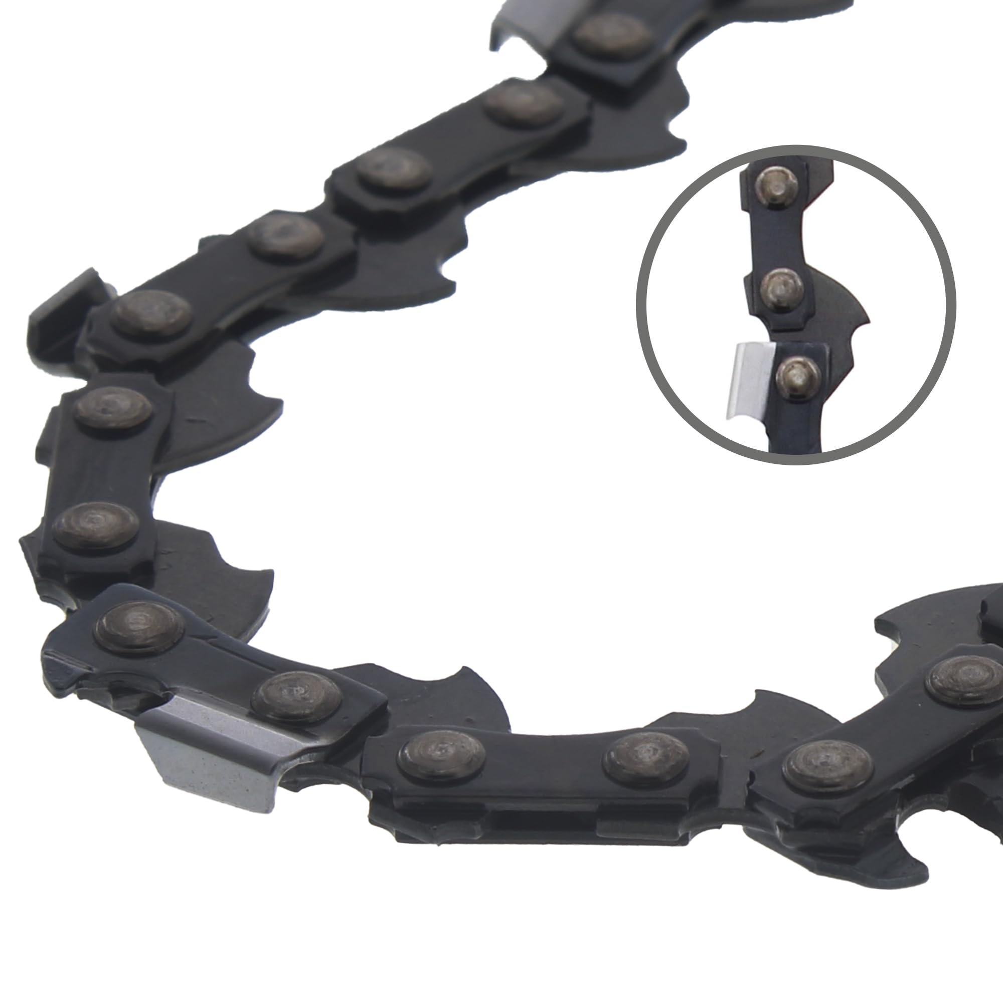 8TEN Semi Chisel Chainsaw Chain 18 Inch .058 .325 64DL 4 Pack - Compatible with Husqvarna, Stihl, Echo, Poulan - Ideal for Firewood Cutting, Tree Trimming, and Storm Cleanup