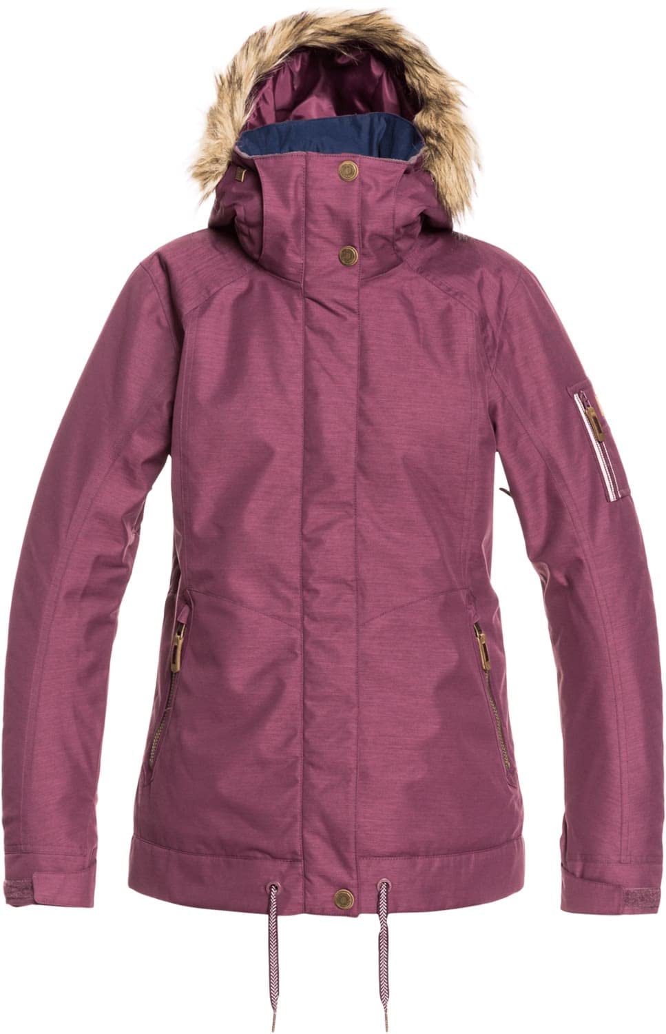 Roxy Women's Meade WarmFlight Insulated Winter Jacket - Waterproof Windproof Ski Coat for Snowboarding, Hiking & Outdoor Activities