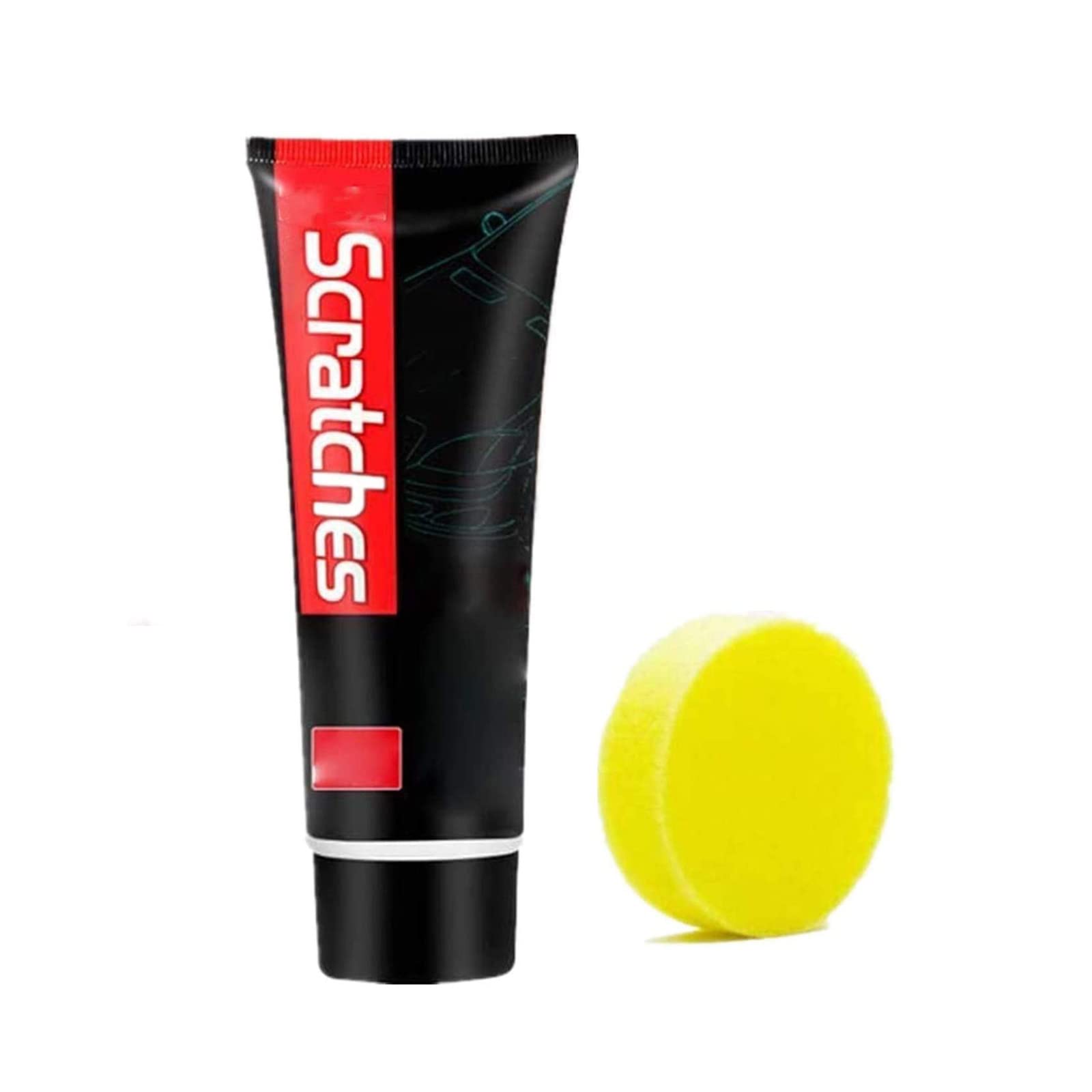 **Ceramic Stove Top Scratch Remover & Cooktop Cleaner – Heavy Duty Polish for Glass & Ceramic Surfaces, Car Paint Scratch Repair – 100ml with Sponge (1Pcs) – Perfect for Kitchen, RV & Auto Care**