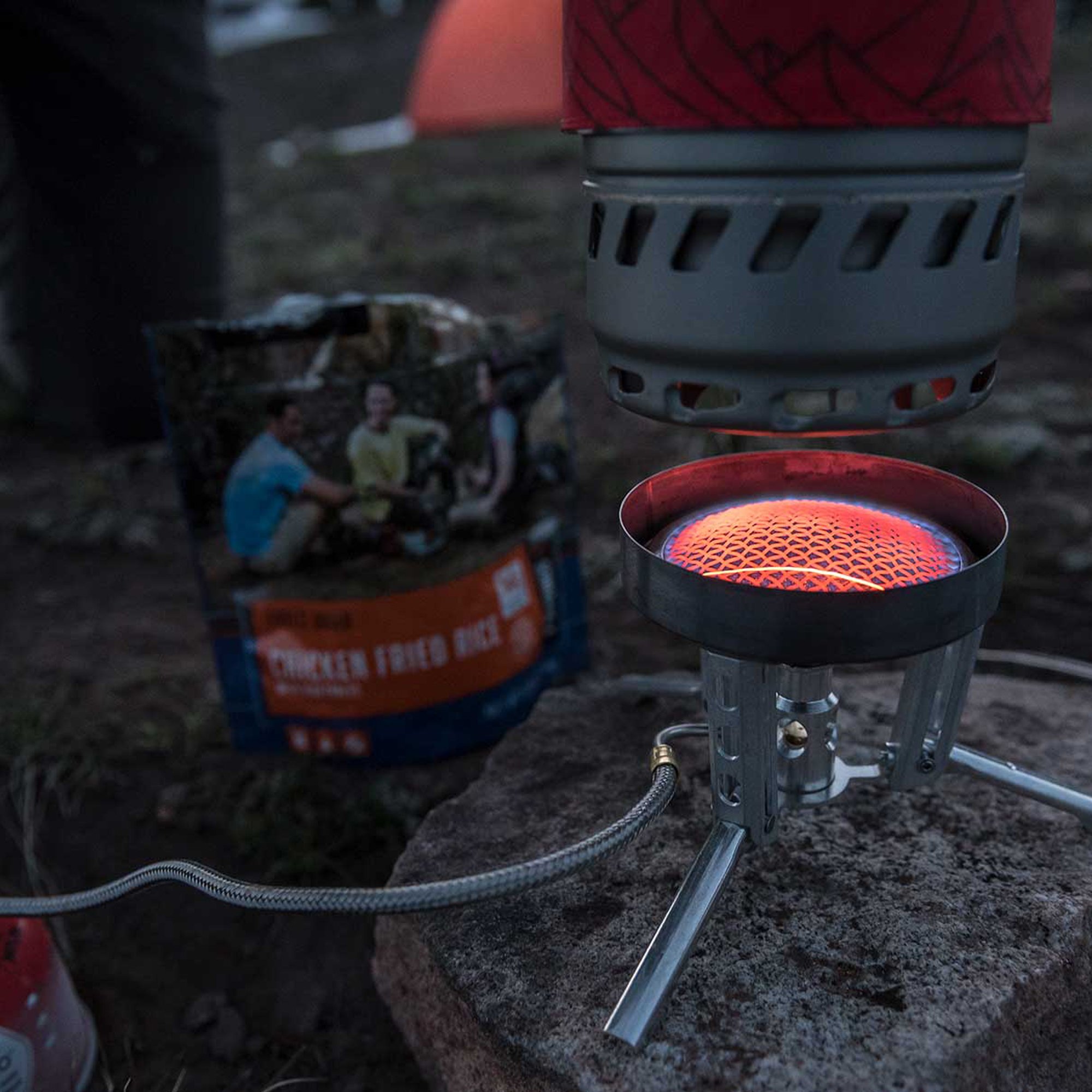 MSR WindBurner Duo Windproof Camping Stove System - Lightweight Backpacking Cookset for 2 People - Perfect for Hiking, Camping & Outdoor Adventures