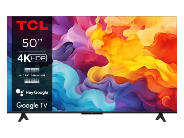 TCL 50-Inch 4K UHD Google Smart TV with Voice Remote - Stream Movies, Shows & Games in Stunning Picture Quality for Living Room Entertainment