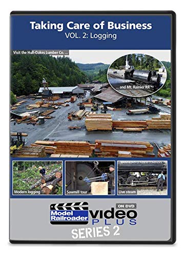Model Railroader Video Plus: Taking Care of Business Vol. 2 - Logging Operations & Maintenance Guide | Railroad Hobbyist Training Video for Model Train Enthusiasts | Perfect for Layout Building & Historical Reenactments