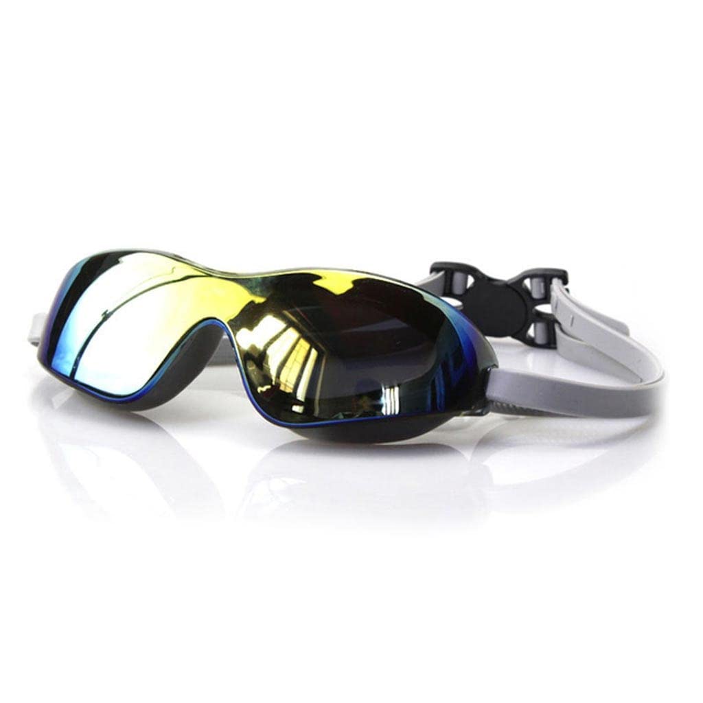 ZYZMH Professional Anti-Fog Swimming Goggles with UV Protection - Large Frame, Waterproof Swim Glasses for Adults (One Size) - Ideal for Lap Swimming, Triathlon Training & Outdoor Water Sports