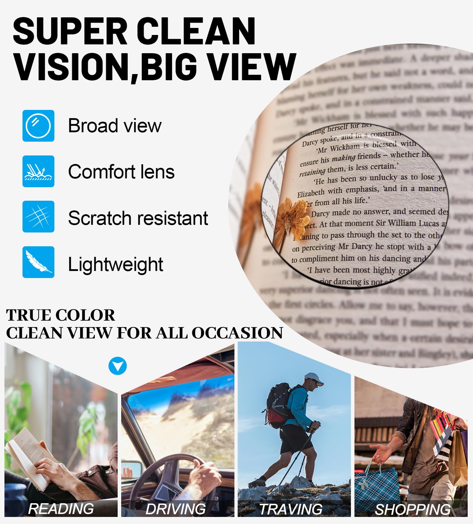 Blue Light Blocking Reading Glasses for Women - OCCI CHIARI Computer Glasses with Round Frame for Petite Face - Reduce Eye Strain for Work, Gaming & Screen Time