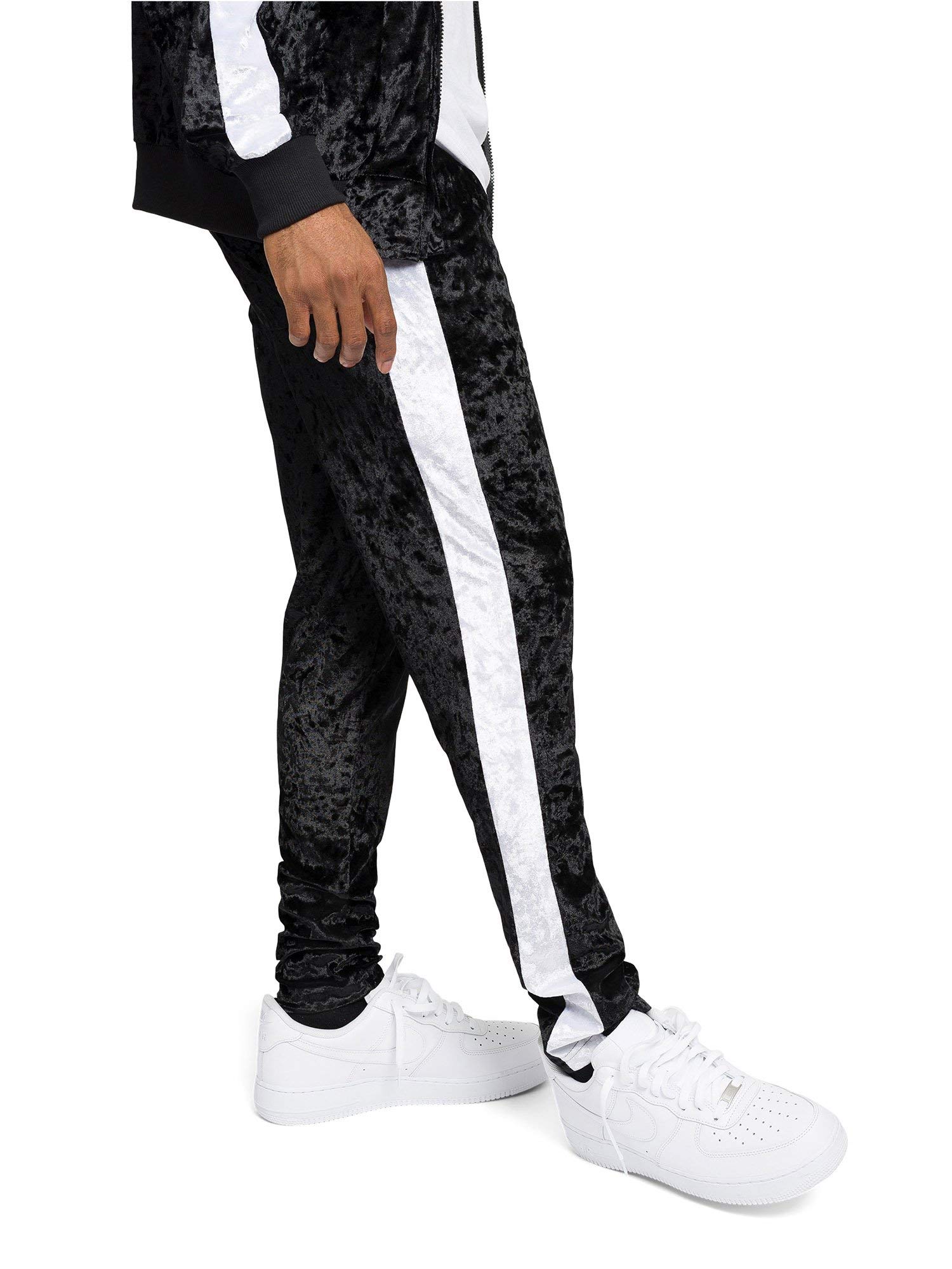 Premium G-Style USA Men's Velour Tracksuit Set - Soft Velvet Jogger & Hoodie Outfit for Gym, Lounge & Streetwear | Comfortable Casual Wear for Workout, Travel & Home Relaxation
