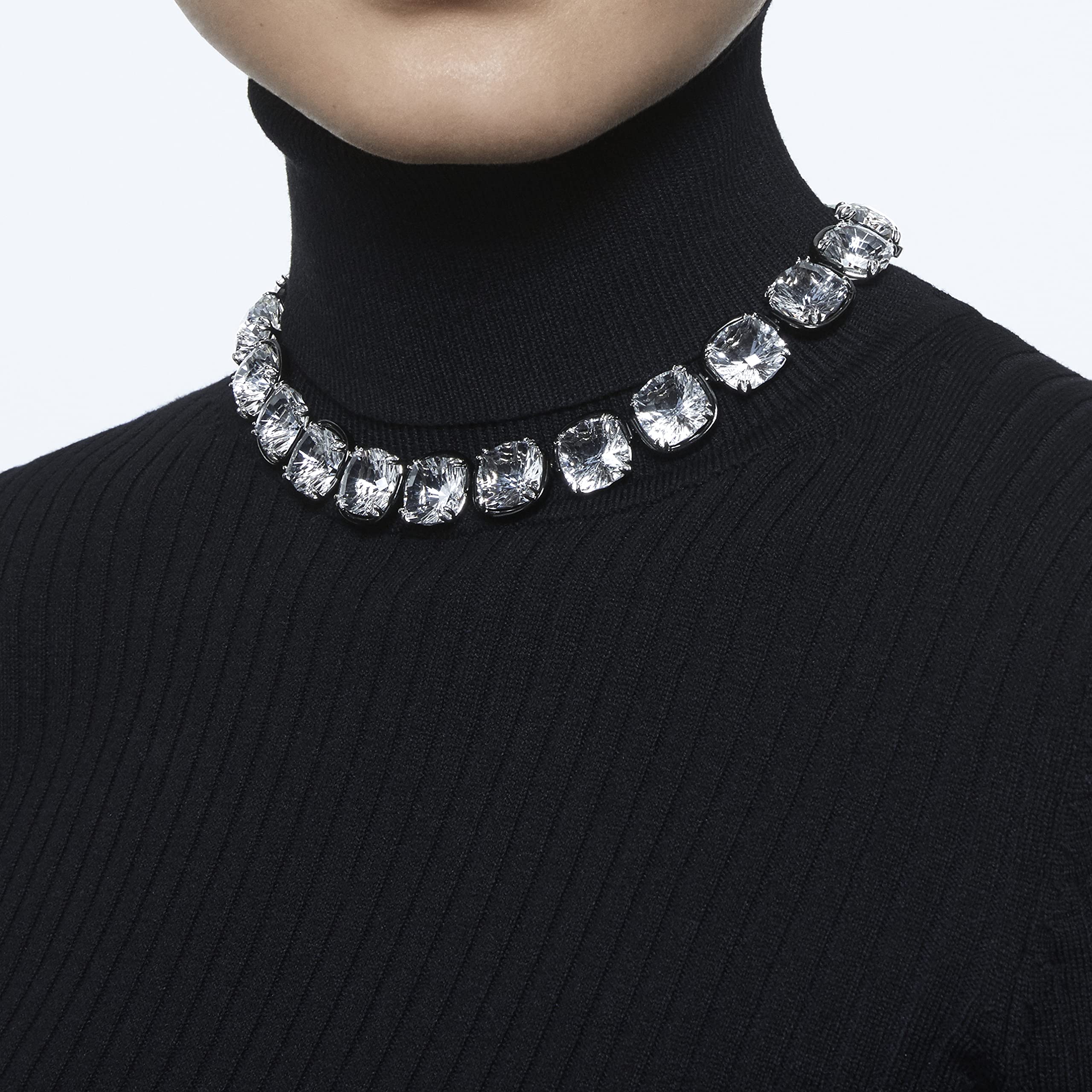 SWAROVSKI Harmonia Necklace, Earrings & Bracelet Set - Elegant Clear Crystal Jewelry Collection for Women | Perfect for Weddings, Anniversaries & Special Occasions