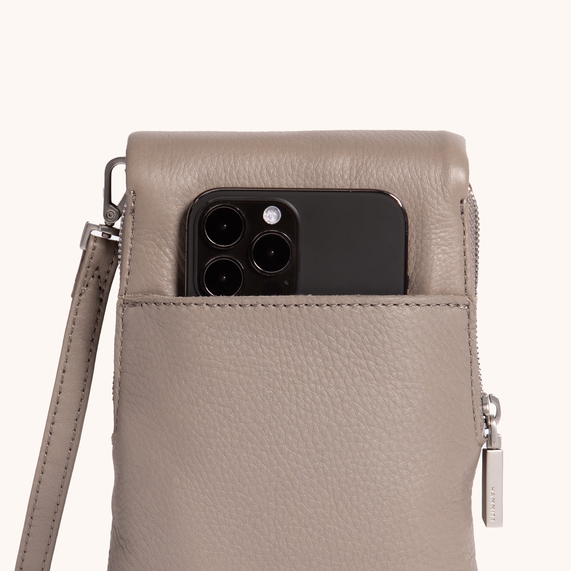 VIP Mobile Phone Case | Premium Pewter Pebble & Brushed Silver Design - Perfect for Everyday Protection & Style