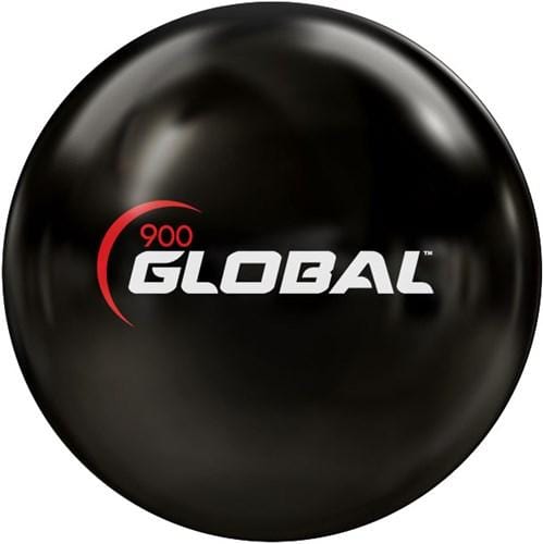 900Global Clear Poly Black Bowling Ball - High Performance Bowling Ball for Professional & Recreational Bowlers - Perfect for League Play, Tournaments & Casual Bowling Nights