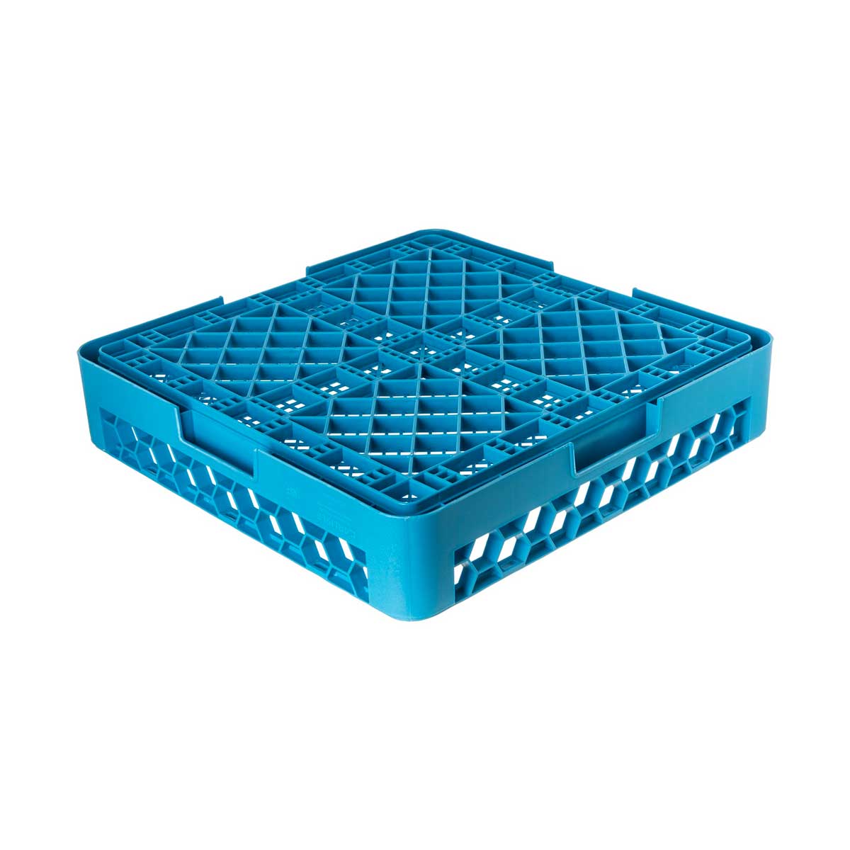 Carlisle RF14 Opti Clean Combo Flatware Rack - Full Size Blue Commercial Dishwasher Rack for Restaurants & Catering Services