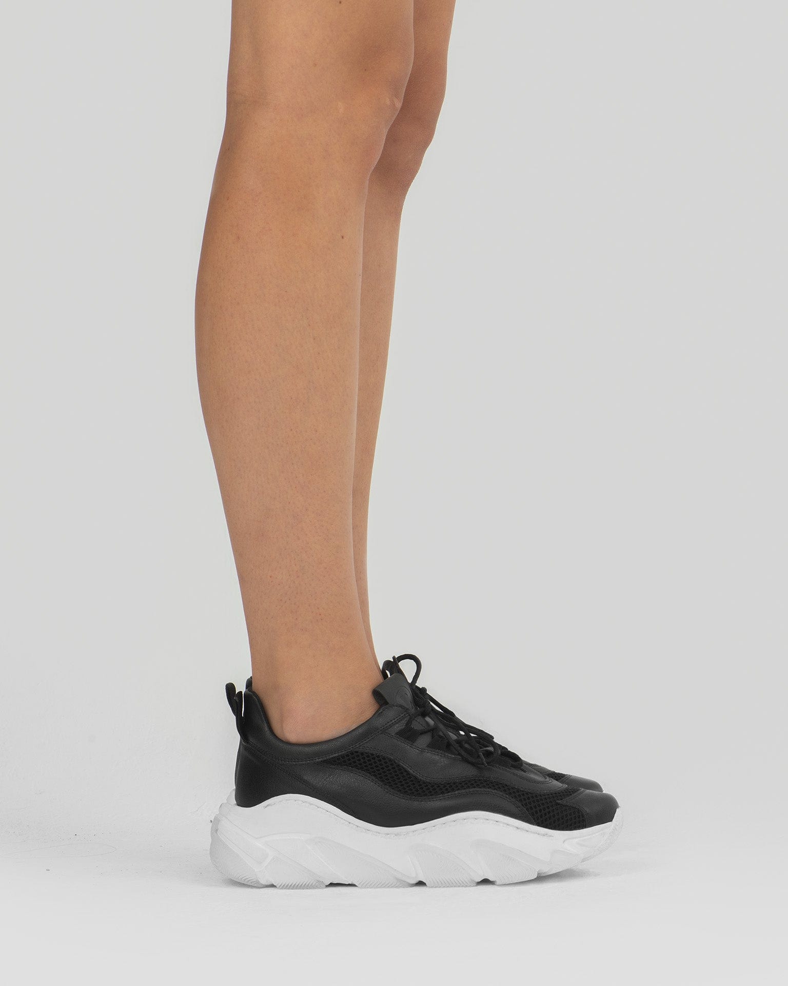 Vegan Leather Sneakers for Women - Black & White Grape Design | Comfortable & Stylish Casual Shoes for Walking, Work & Everyday Wear