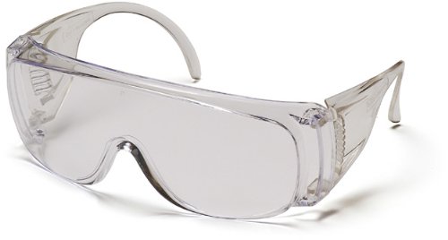 Pyramex Solo Clear Lens Safety Glasses - 100 Pack Individually Wrapped, ANSI Z87.1 Certified for Eye Protection - Perfect for Construction, Lab Work & Industrial Use