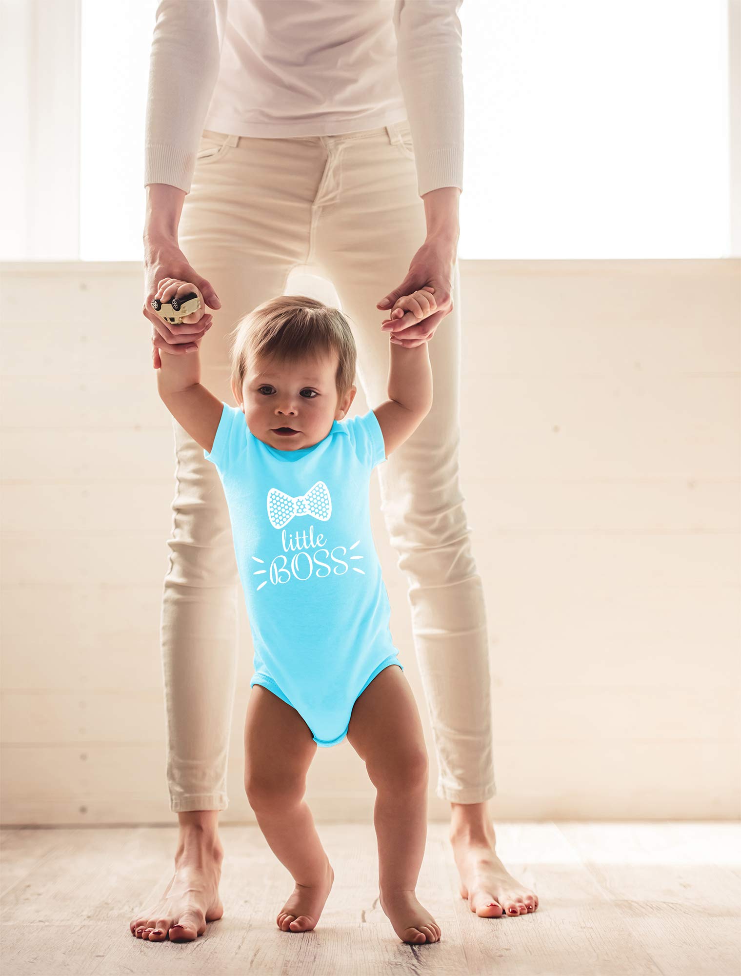 Funny Newborn Bodysuit Outfits for Boys & Girls | CBTwear Little Boss Baby Clothes | Perfect for Photo Shoots, Birthdays & Everyday Wear
