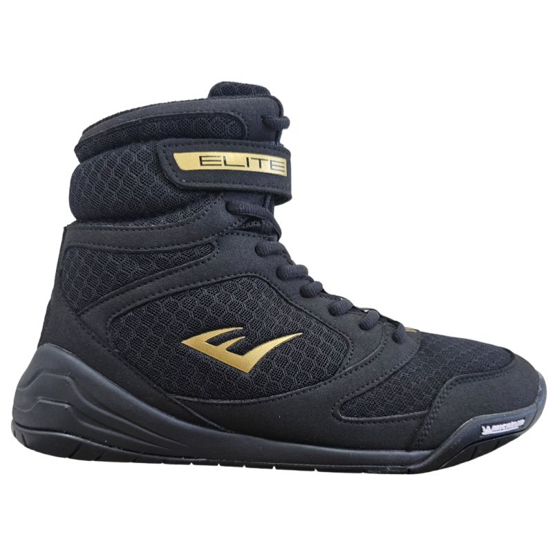 Everlast Elite2 Hi Top Boxing Shoes for Men & Women - Lightweight, Breathable Training Footwear for Boxing, Kickboxing & MMA - Perfect for Gym, Sparring & Competition