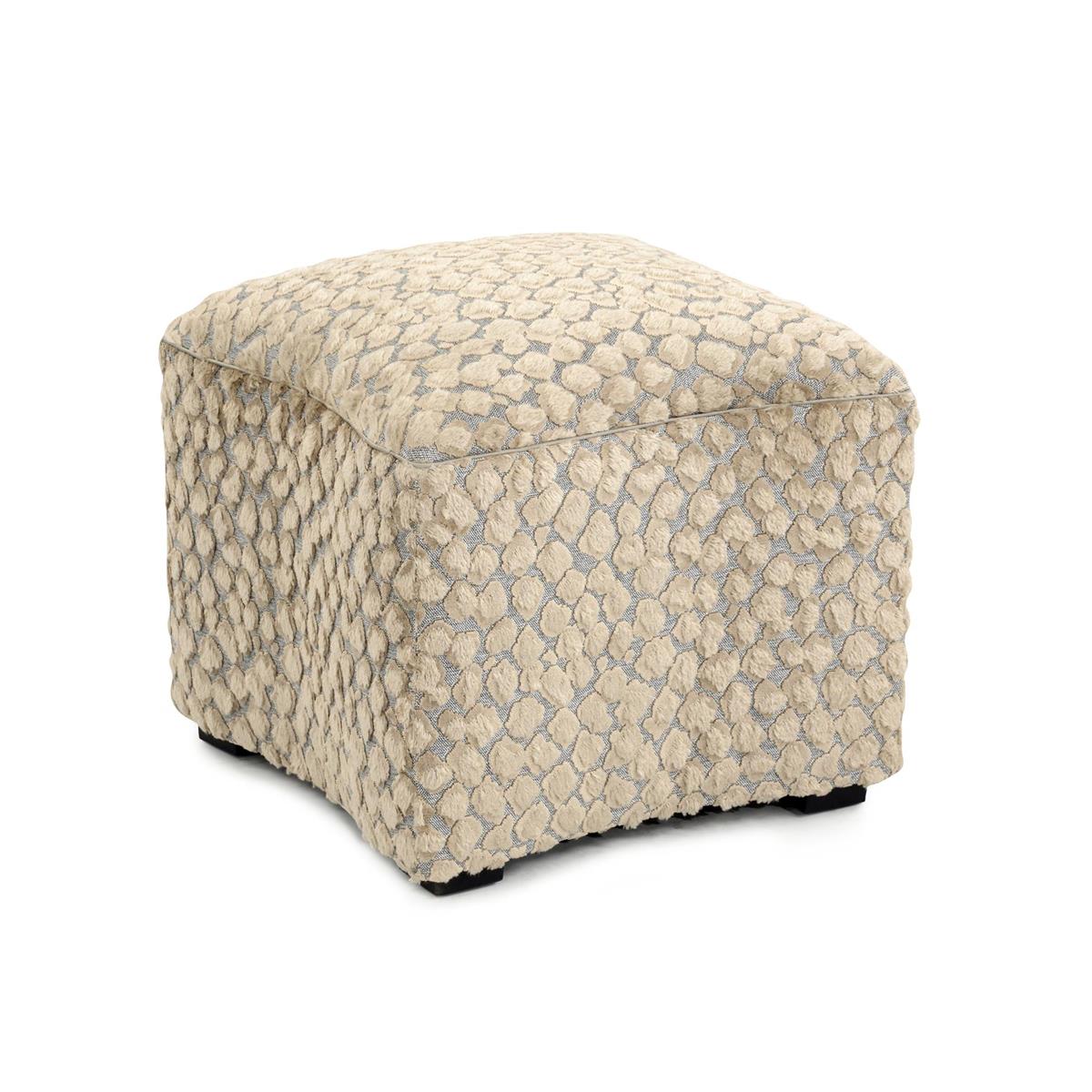 Stylish Arched Ottoman 912 - Modern Footrest & Storage Bench for Living Room, Bedroom, or Entryway - Perfect for Small Spaces & Home Decor