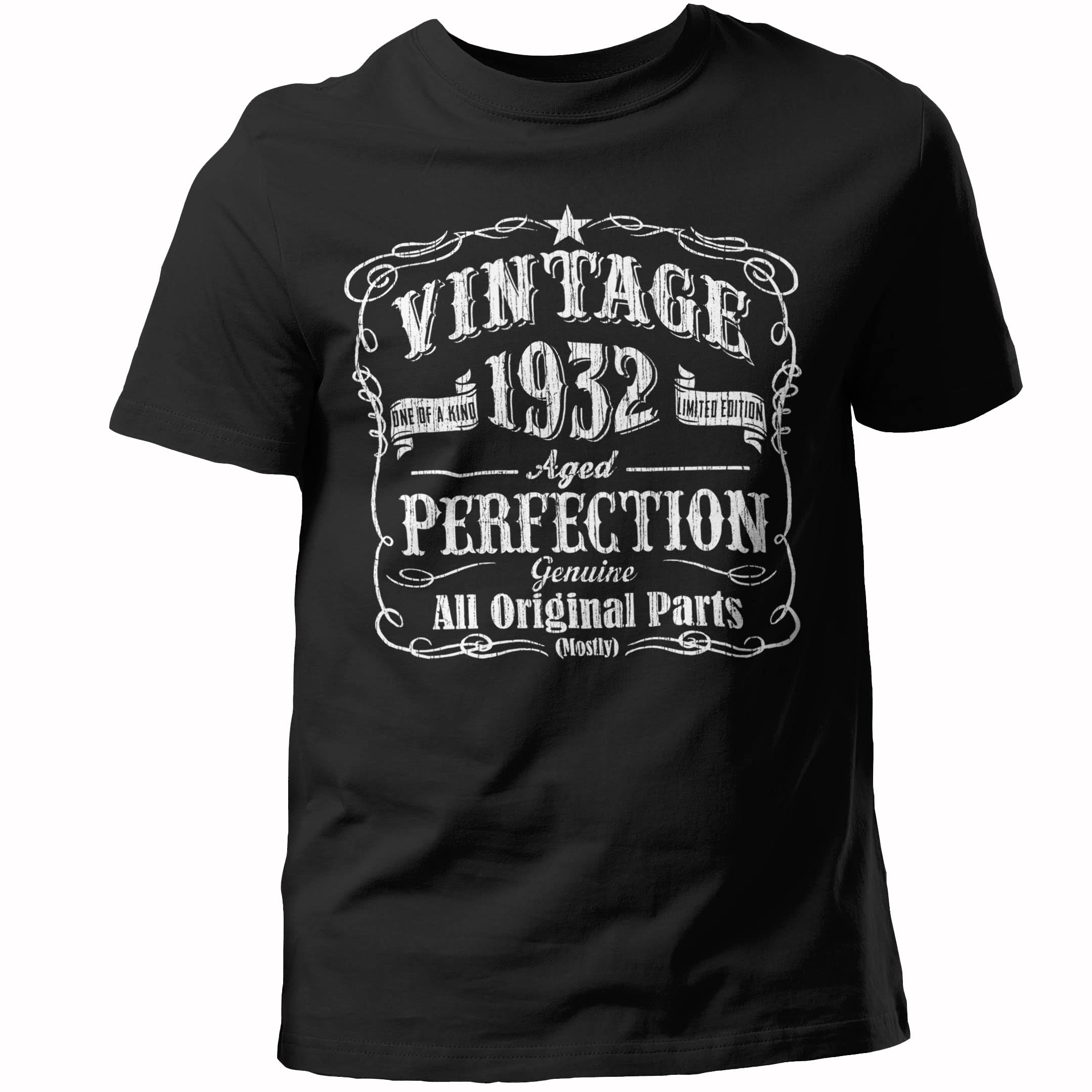 Vintage 1930s Retro T-Shirts for Men - Classic 90-Year-Old Cotton Tees - Perfect for Historical Reenactments, Themed Parties & Vintage Fashion Collectors