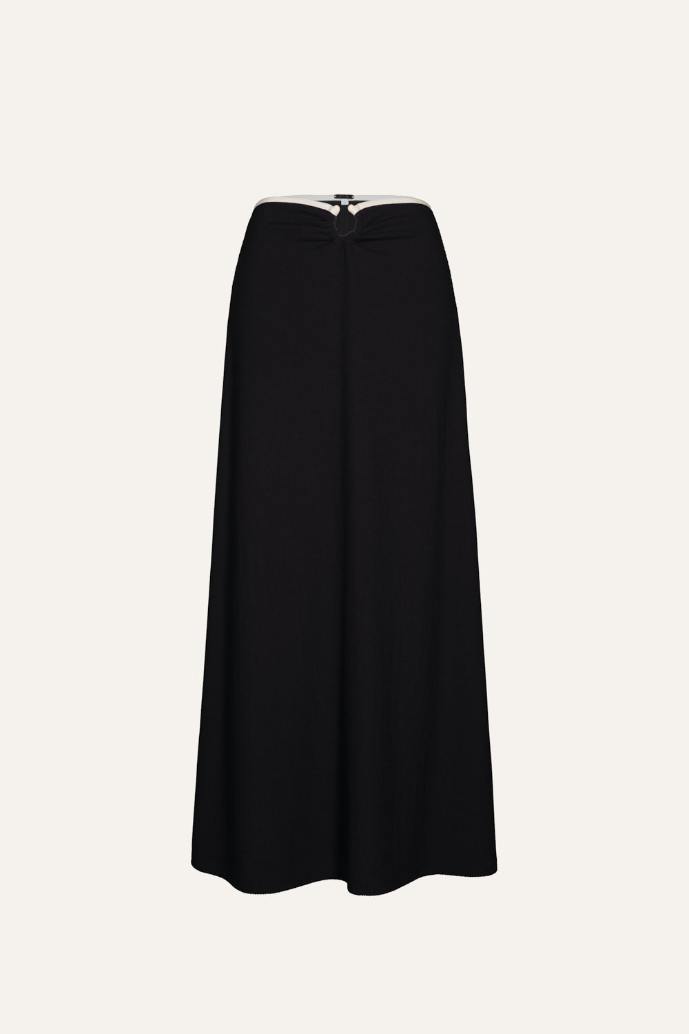 Black Line Keel Skirt - High Waist A-Line Skirt for Women | Perfect for Office, Party & Casual Wear | Fashionable & Comfortable