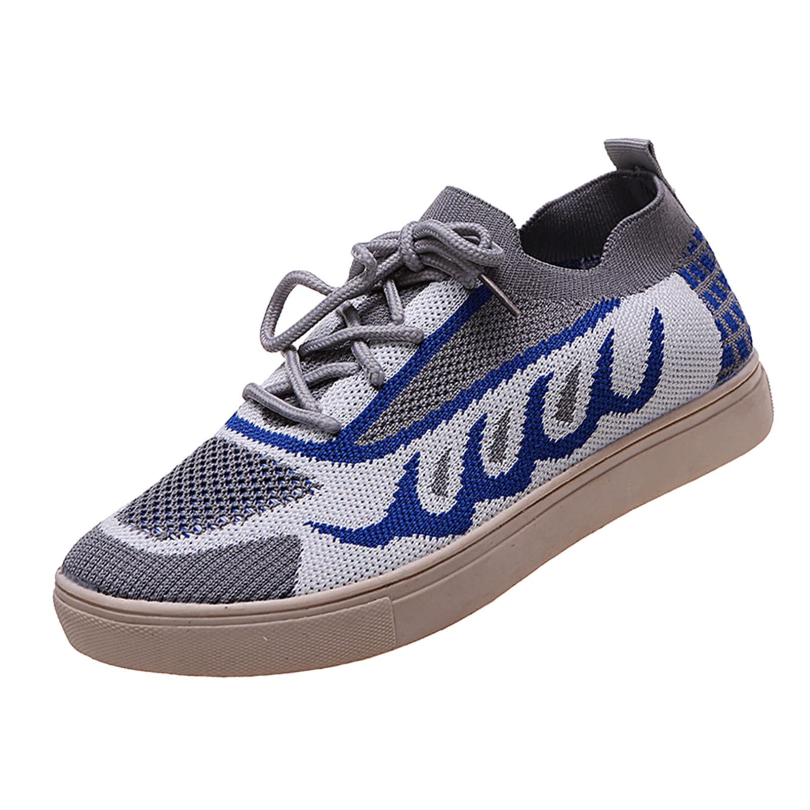 Women's Breathable Slip-On Walking Sneakers - Lightweight Flat Casual Shoes for Running & Sports | Spring & Summer Fashion | Perfect for Gym, Travel & Everyday Wear