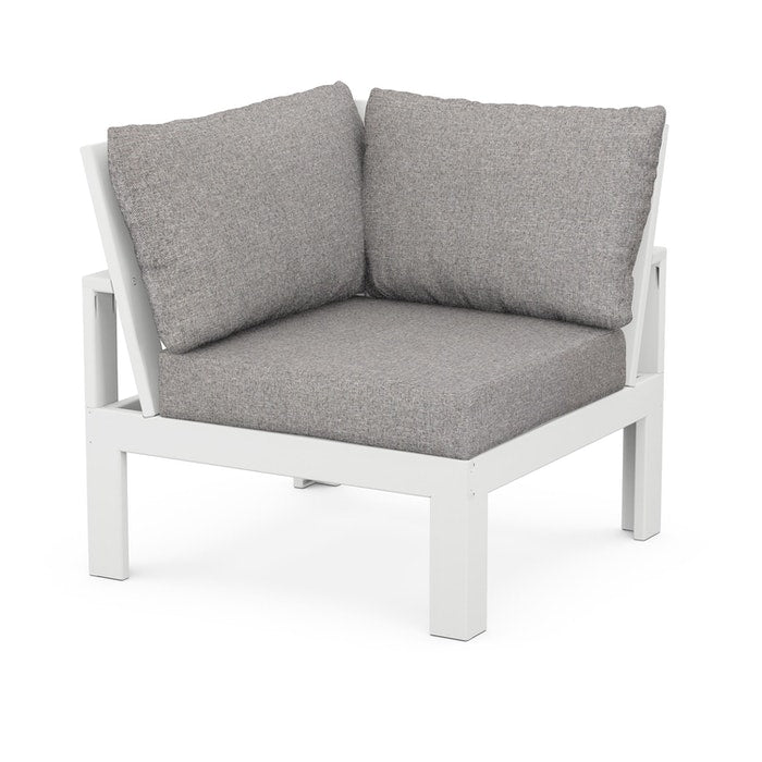POLYWOOD Modular Corner Chair - Durable Outdoor Furniture for Patio, Deck & Poolside - Weather-Resistant & Low Maintenance