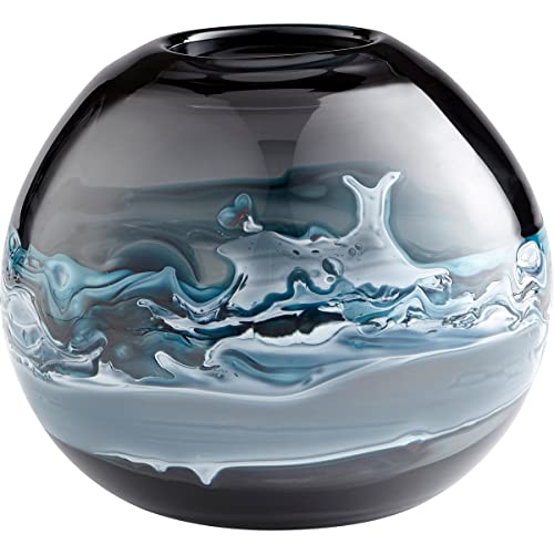 Cyan Design 10461 Blue-Cyan Vases & Planters - Elegant Home Decor for Living Room, Dining Table & Office Spaces