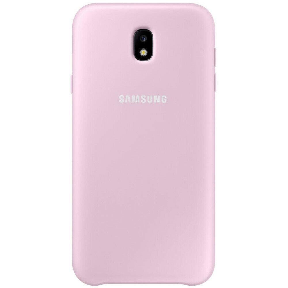 Original Samsung Pink Dual Layer Protective Case for Galaxy J3 2017 (EF-PJ330CPEG) - Shockproof Phone Cover with Slim Design for Everyday Use & Outdoor Activities