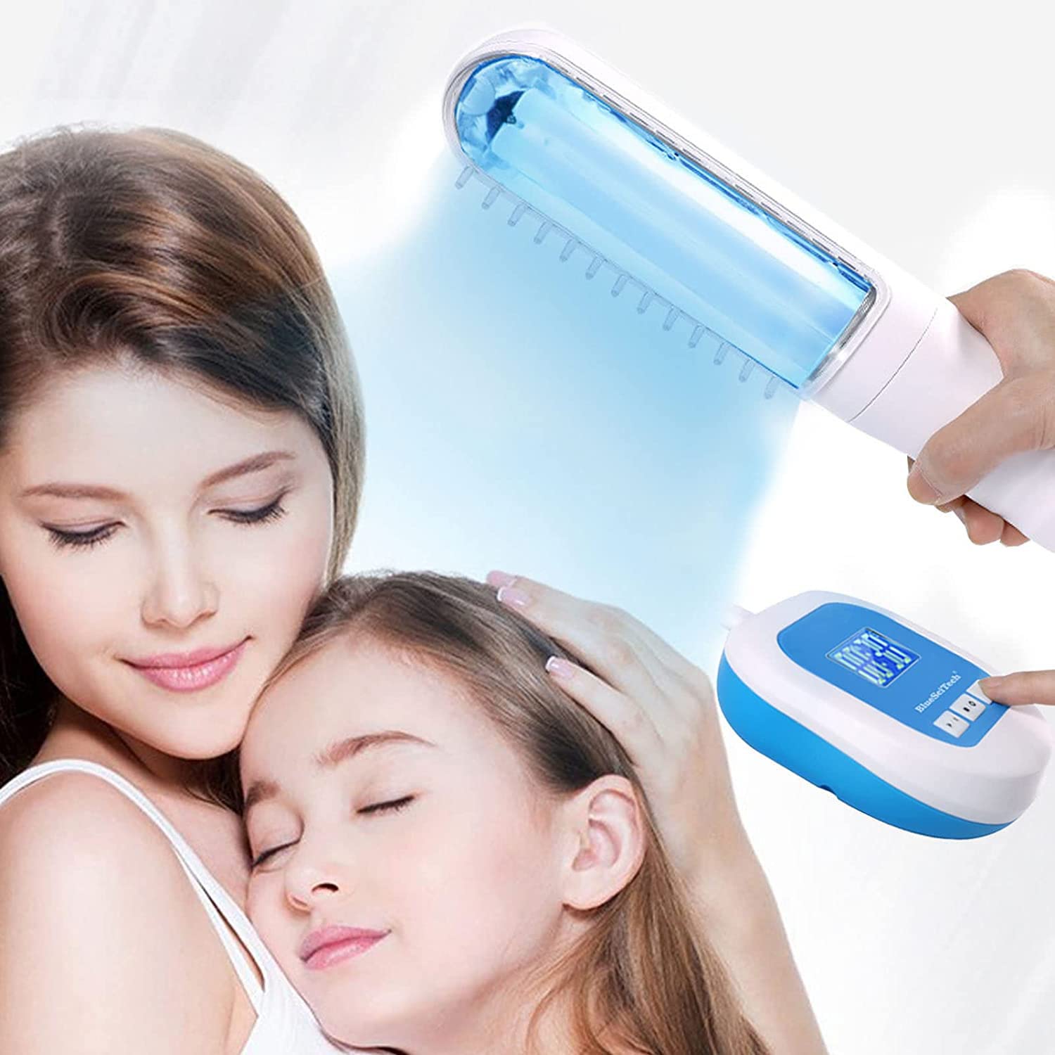 311nm Narrowband UVB Phototherapy Lamp - Handheld UVB Light for Psoriasis, Vitiligo, Eczema Treatment - Home Use with Controller for Body & Scalp Care - Perfect for At-Home Skin Therapy Sessions