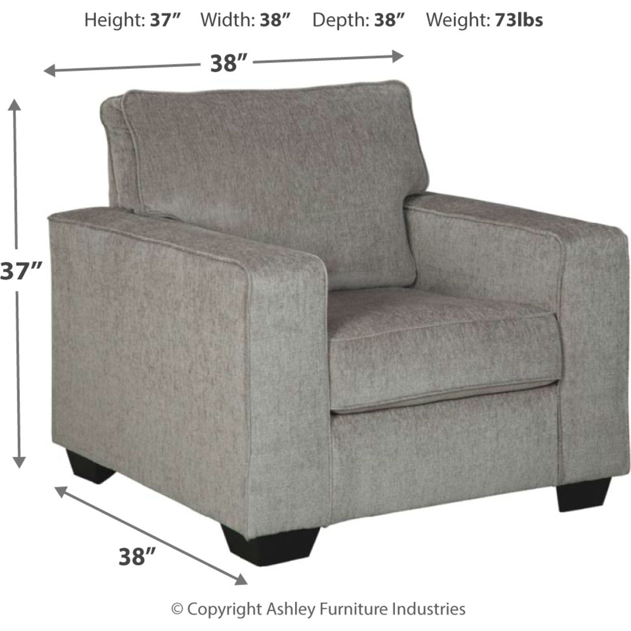 Altari Chair - Modern Ergonomic Office Chair with Adjustable Height & Lumbar Support for Home & Workspace Comfort