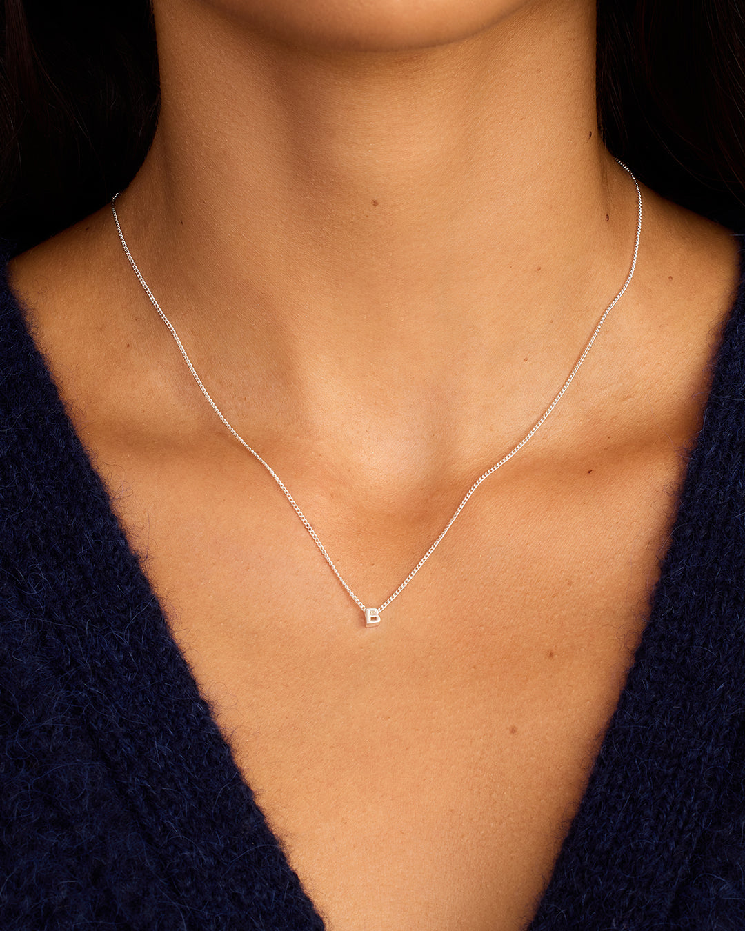 Wilder Mini Alphabet Necklace - Personalized Initial Pendant Jewelry for Women | Perfect Gift for Birthday, Anniversary & Everyday Wear