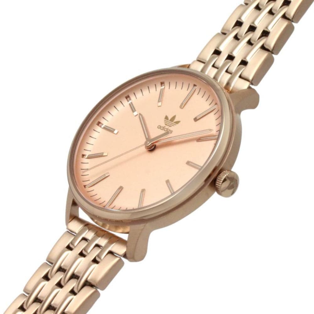Adidas Women's Rose Gold Stainless Steel Watch AOSY22067 - Elegant & Durable Timepiece for Everyday Wear, Work & Special Occasions