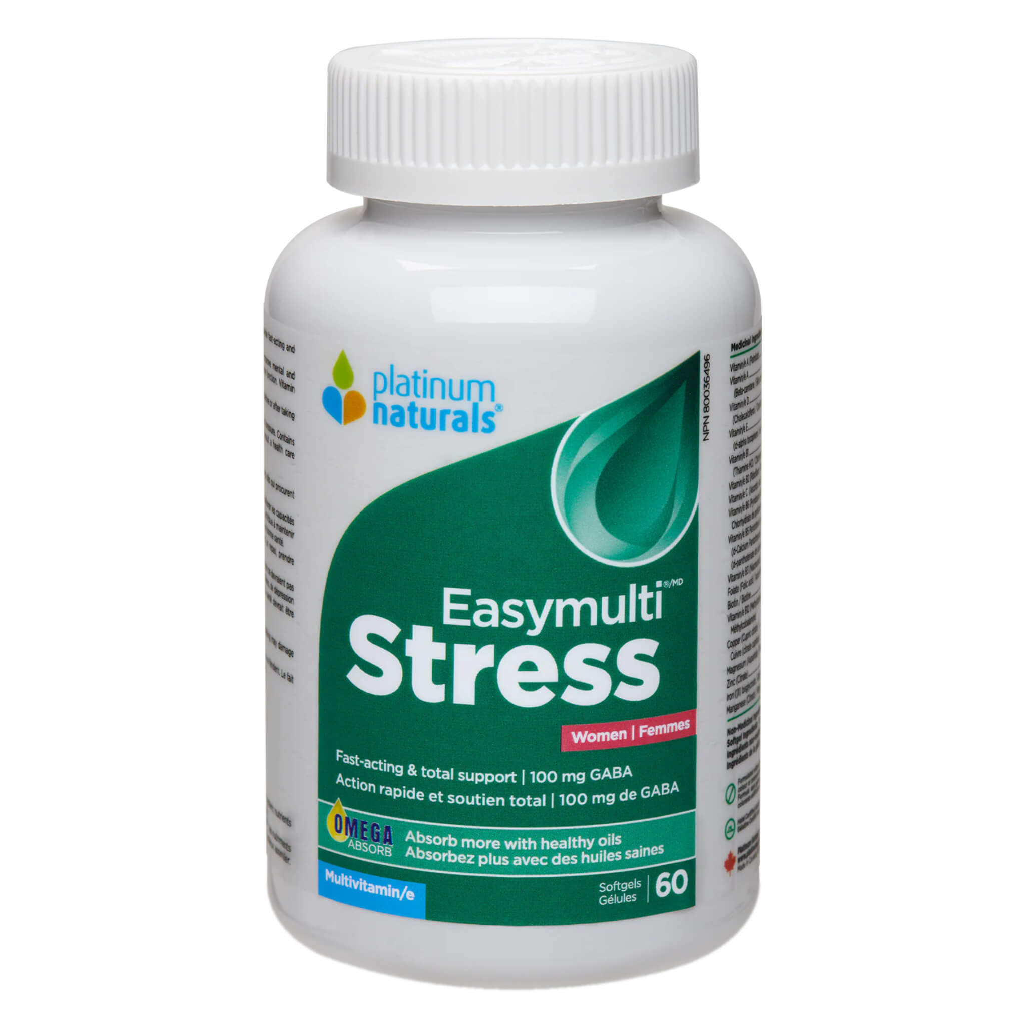 EasyMulti Stress Relief Supplement for Women - Natural Anxiety & Mood Support for Daily Stress Management | Work, Home & Social Life