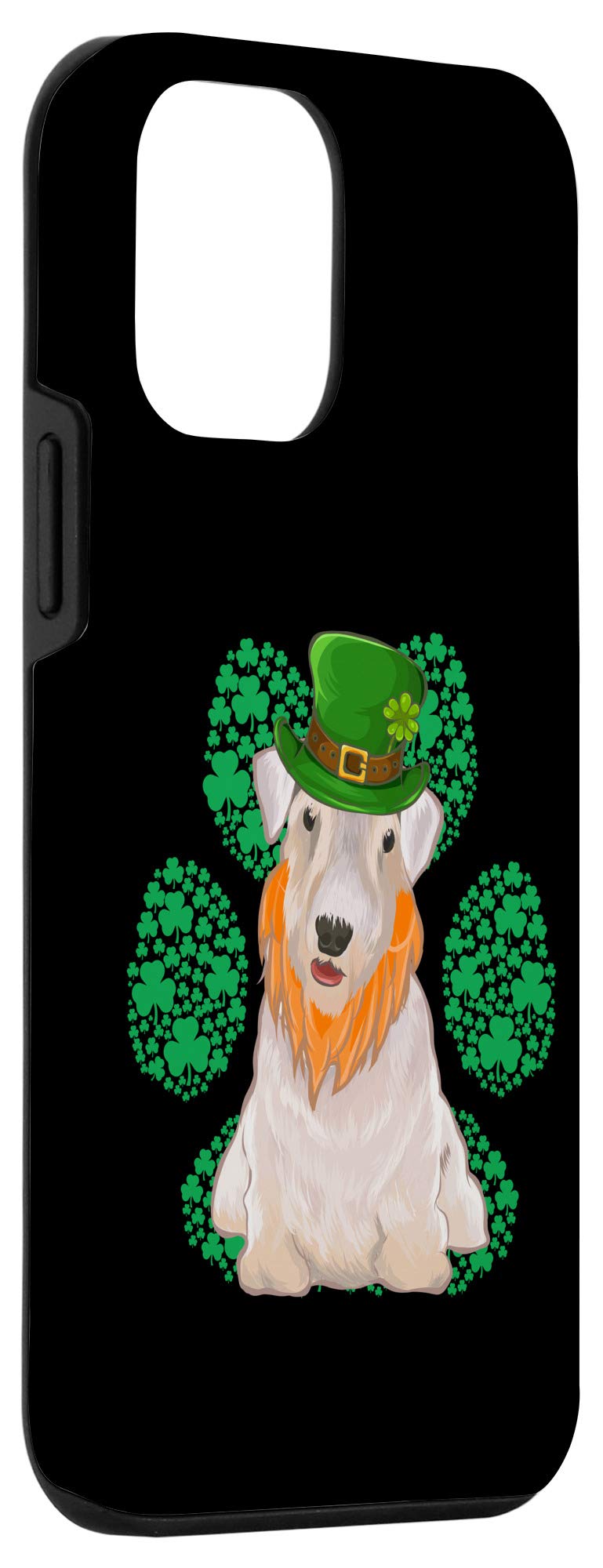 iPhone 12 Mini Leprechaun Sealyham Terrier Case - St Patrick's Day Shamrock Paw Design - Perfect for Dog Lovers & Irish-Themed Celebrations