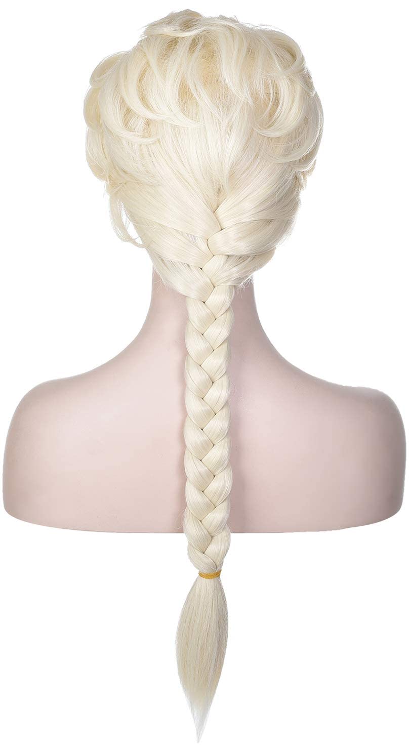 Morvally Halloween Costume Braided Wigs for Women - Long Synthetic Braided Hair Wigs for Cosplay, Party, and Halloween Costume Accessories - Perfect for Halloween Parties, Cosplay Events, and Themed Dress-Up