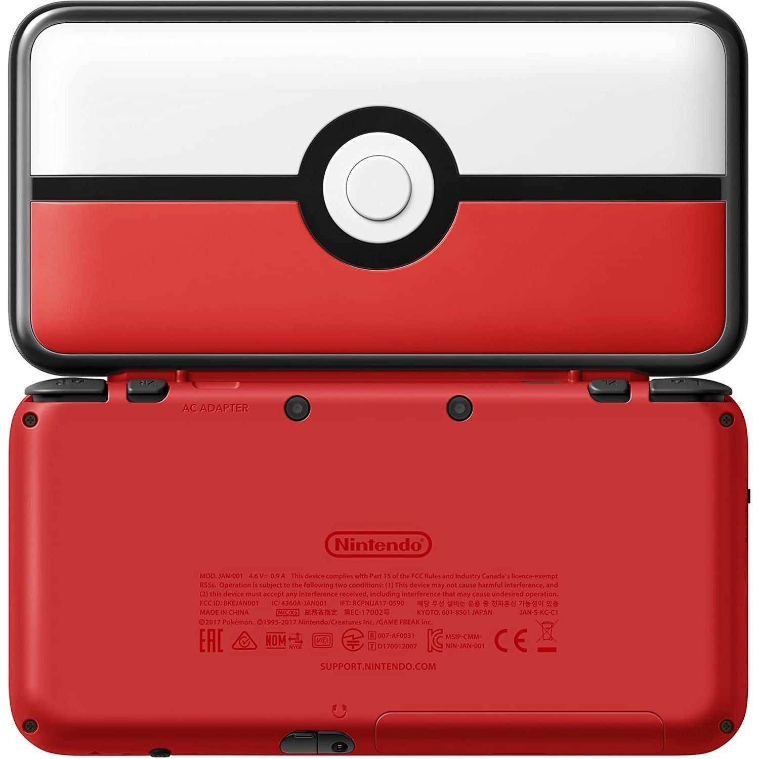 New Nintendo 2DS XL Poke Ball Edition Handheld Gaming Console - Play Pokemon Games Anywhere, Perfect for Travel & Home Entertainment