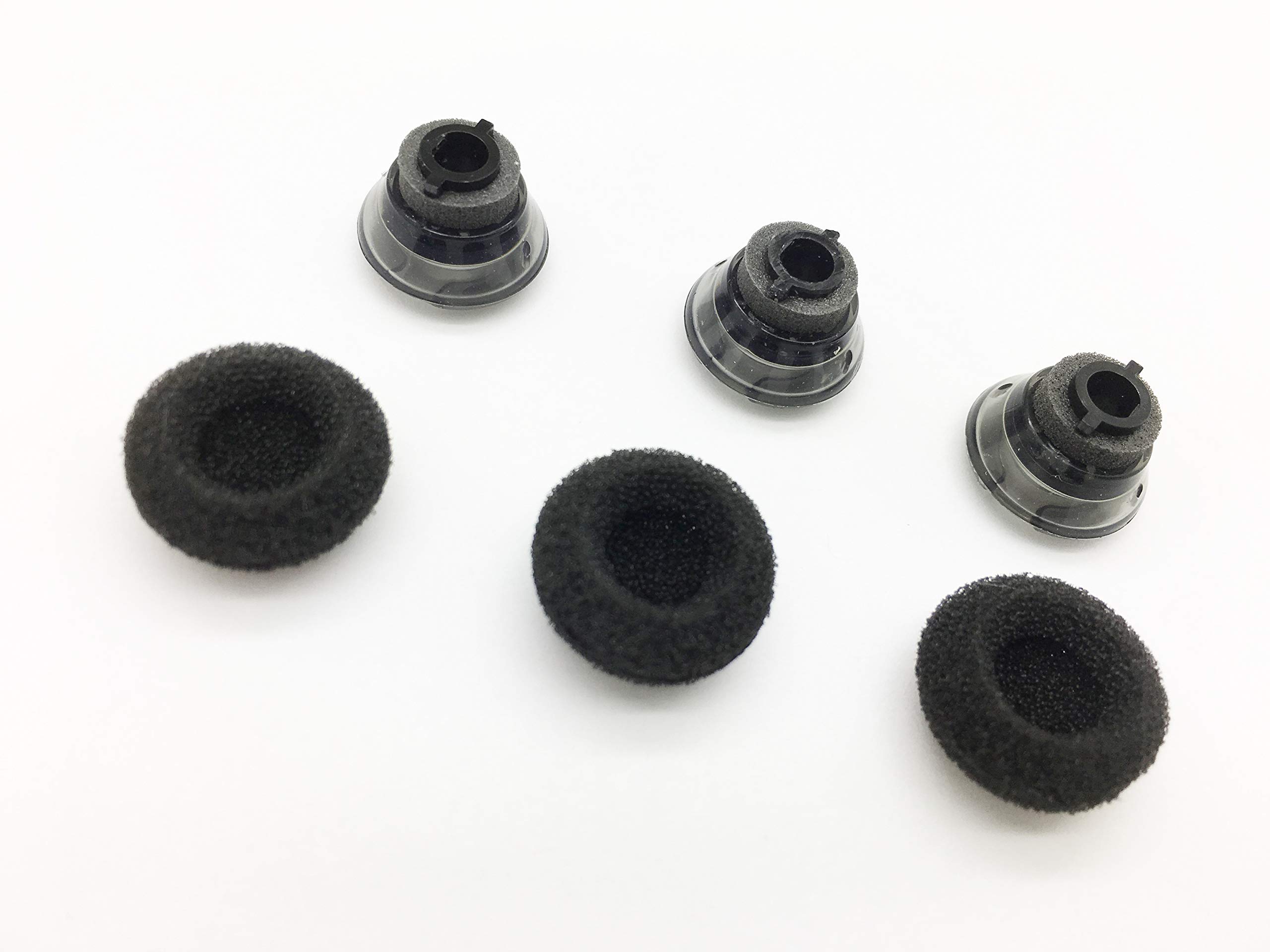 Reki Voyager 5200 Replacement Earbud Tips - 3 Pairs Premium Memory Foam & Silicone Ear Tips Set Compatible with Plantronics Voyager 5200 5220 Bluetooth Headset (Small Size) | Noise Isolation for Office Calls, Commuting & Workouts