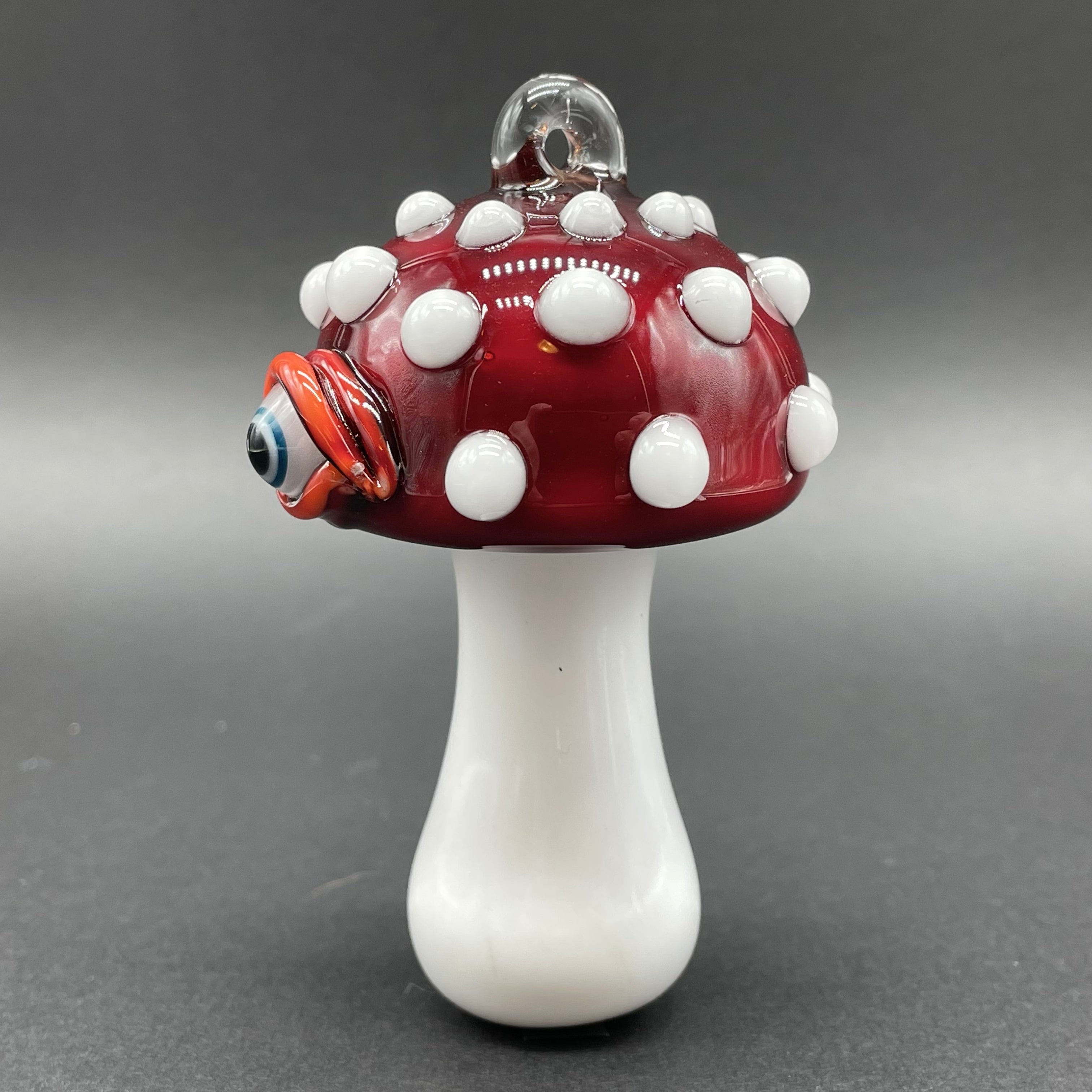 Cyclops Mushroom Ornament - Handmade Fairy Garden Decor for Home, Office & Outdoor Use | Unique Gift Idea for Mushroom Lovers