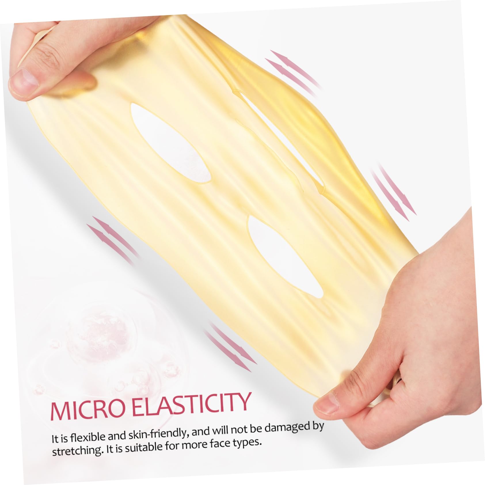 Reusable Silicone Face Mask Cover - 3 Pack Washable Beauty Mask Applicator for Sheet Masks | Skincare Routine, Spa Day, At-Home Facial Treatment