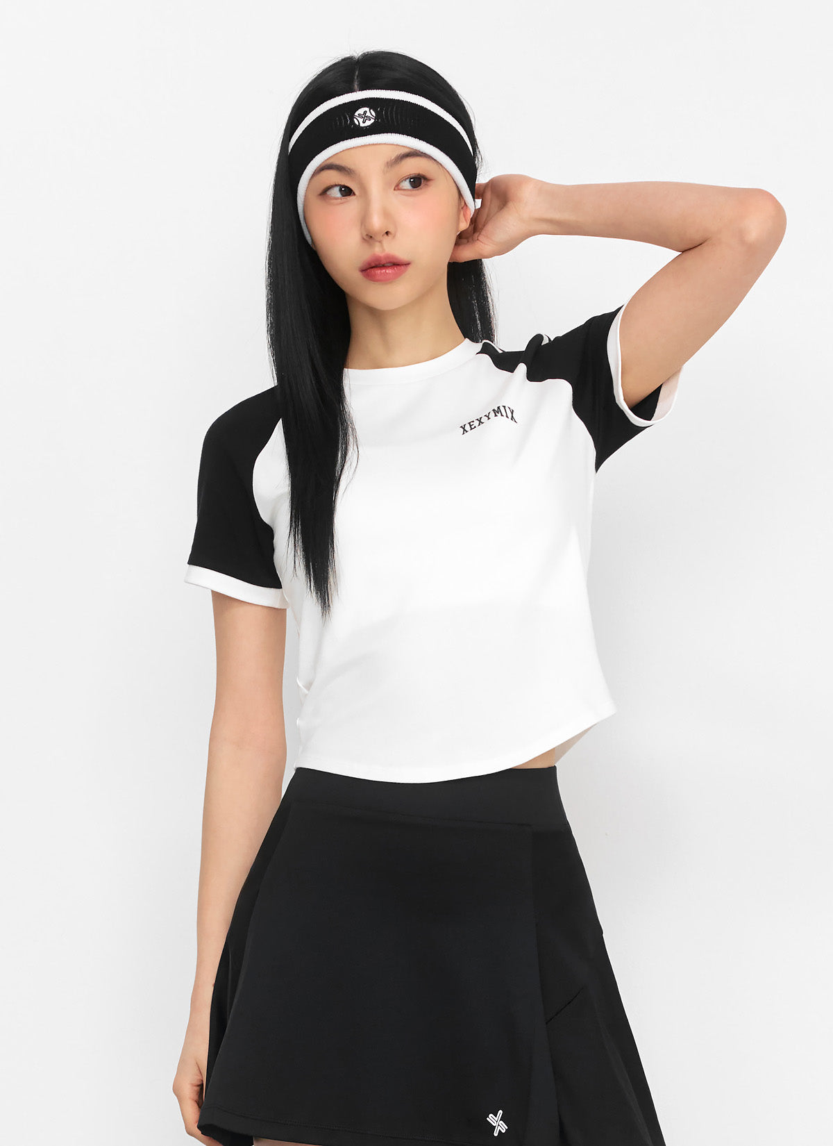 Reglan Color Block Crop Short Sleeve T-Shirt for Women | Trendy Summer Casual Top | Perfect for Yoga, Beach & Streetwear Fashion