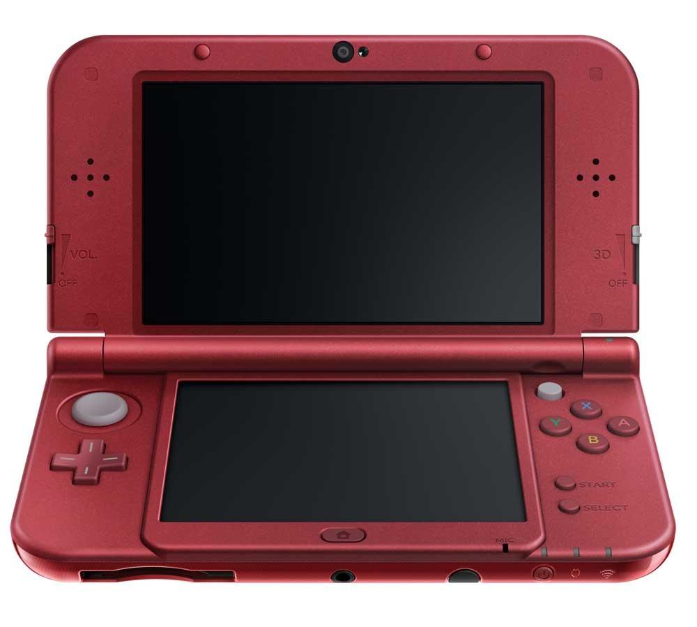 New Nintendo 3DS XL Red - Portable Gaming Console with Dual Screens & 3D Feature - Perfect for Travel, Commuting & Home Entertainment
