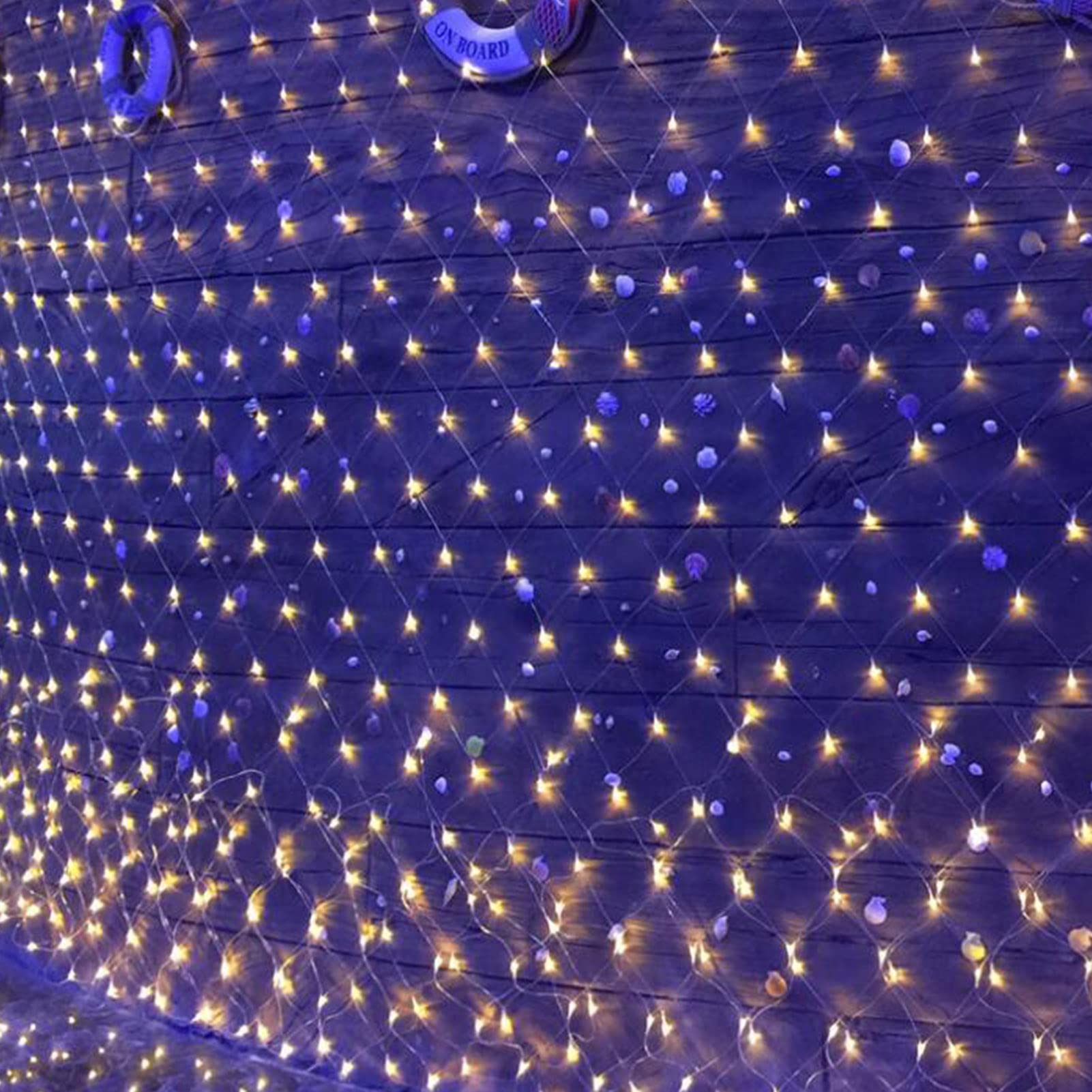 Outdoor Christmas Net Lights - Waterproof 8 Lighting Modes LED String Mesh Lights for Xmas Trees, Weddings, Gardens & Parties (US Plug) | Perfect for Holiday Decorations, Backyard Lighting & Festive Events