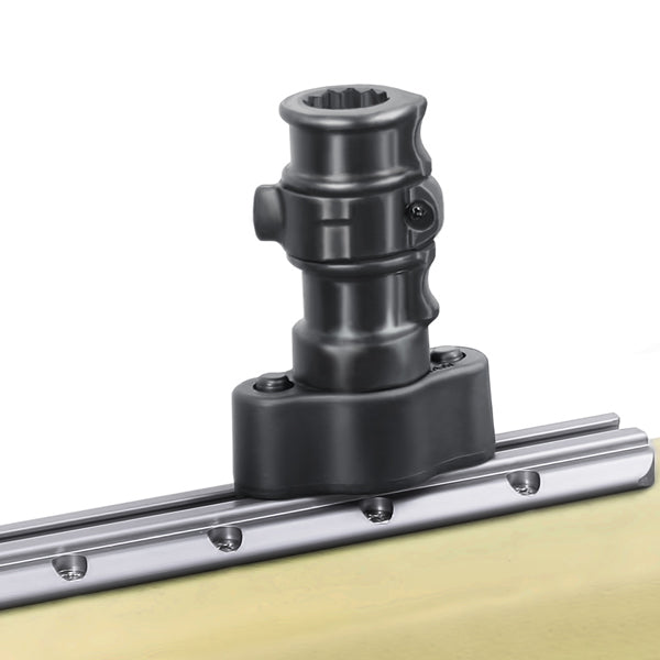 RAM Mounts RAP-383-AAPU Quick Release Track Base for Secure Device Mounting - Perfect for Cars, Trucks, and Work Vehicles