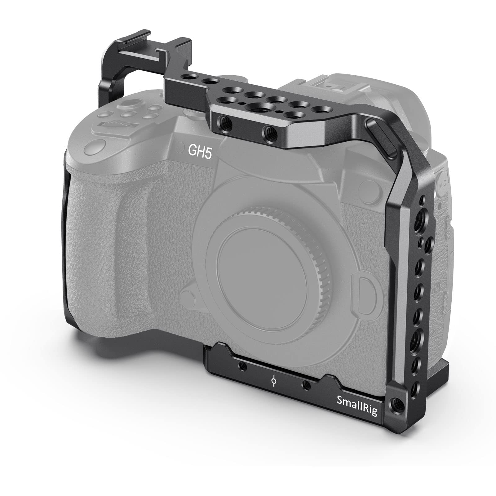 SMALLRIG GH5 GH5S Cage for Panasonic Lumix Camera & DMW-XLR1 - Upgraded Version 2049 | Professional Video Stabilization Cage for Filmmaking, Vlogging & Content Creation