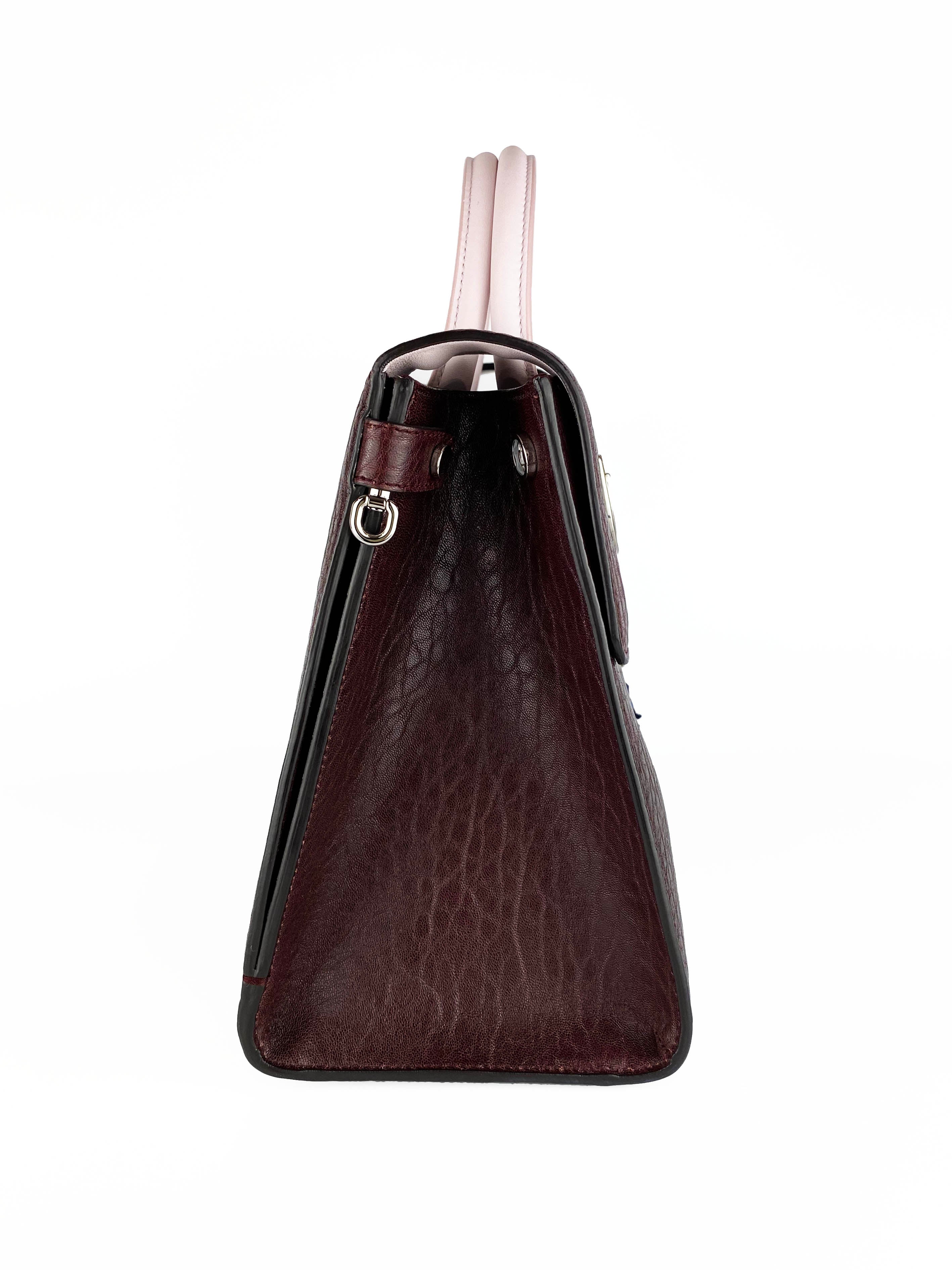 Christian Dior Diorever Dragonfly Bag in Burgundy - Luxury Crossbody Handbag for Women, Perfect for Evening Parties & Special Occasions
