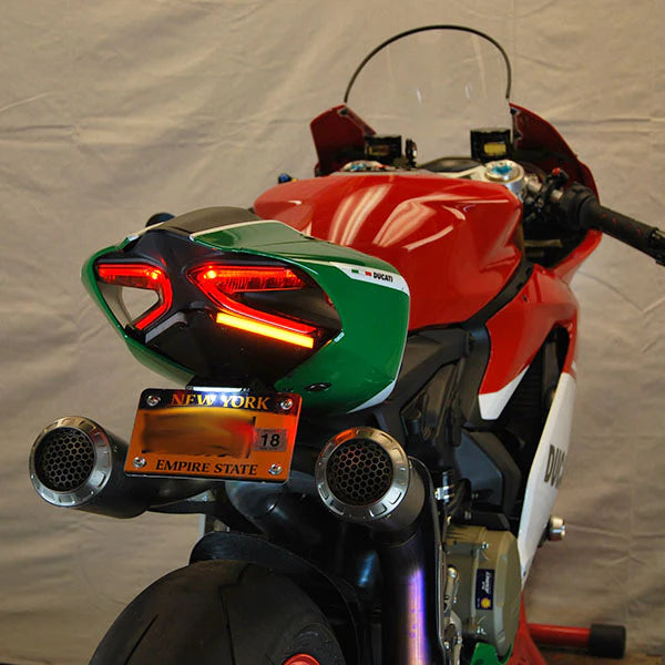 Ducati Panigale Fender Eliminator Kit for 899 959 1199 1299 FE Models (2011-2019) - Lightweight Motorcycle Tail Tidy for Clean Sportbike Look - Perfect for Track Days and Street Riding